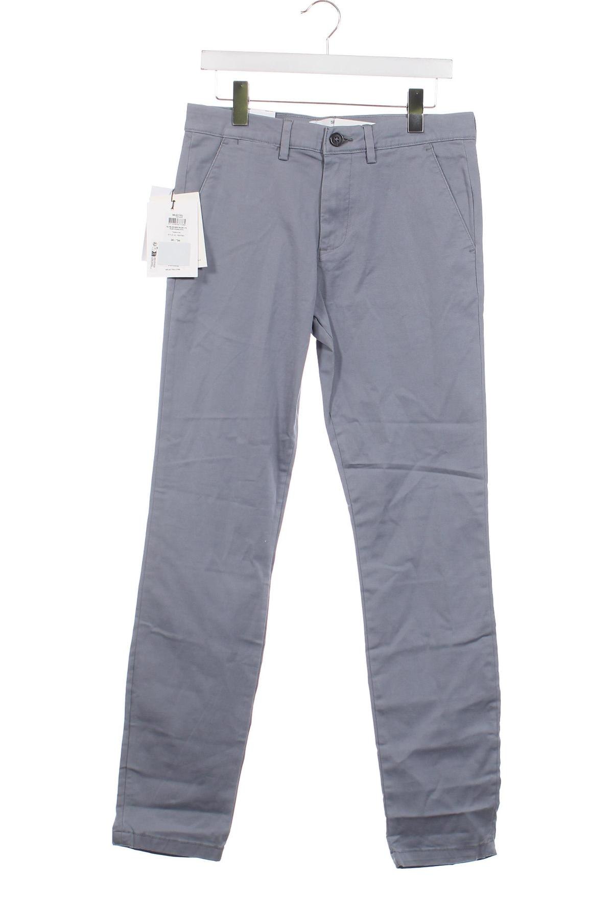Pantaloni de bărbați Selected Homme, Mărime M, Culoare Albastru, Preț 65,63 Lei