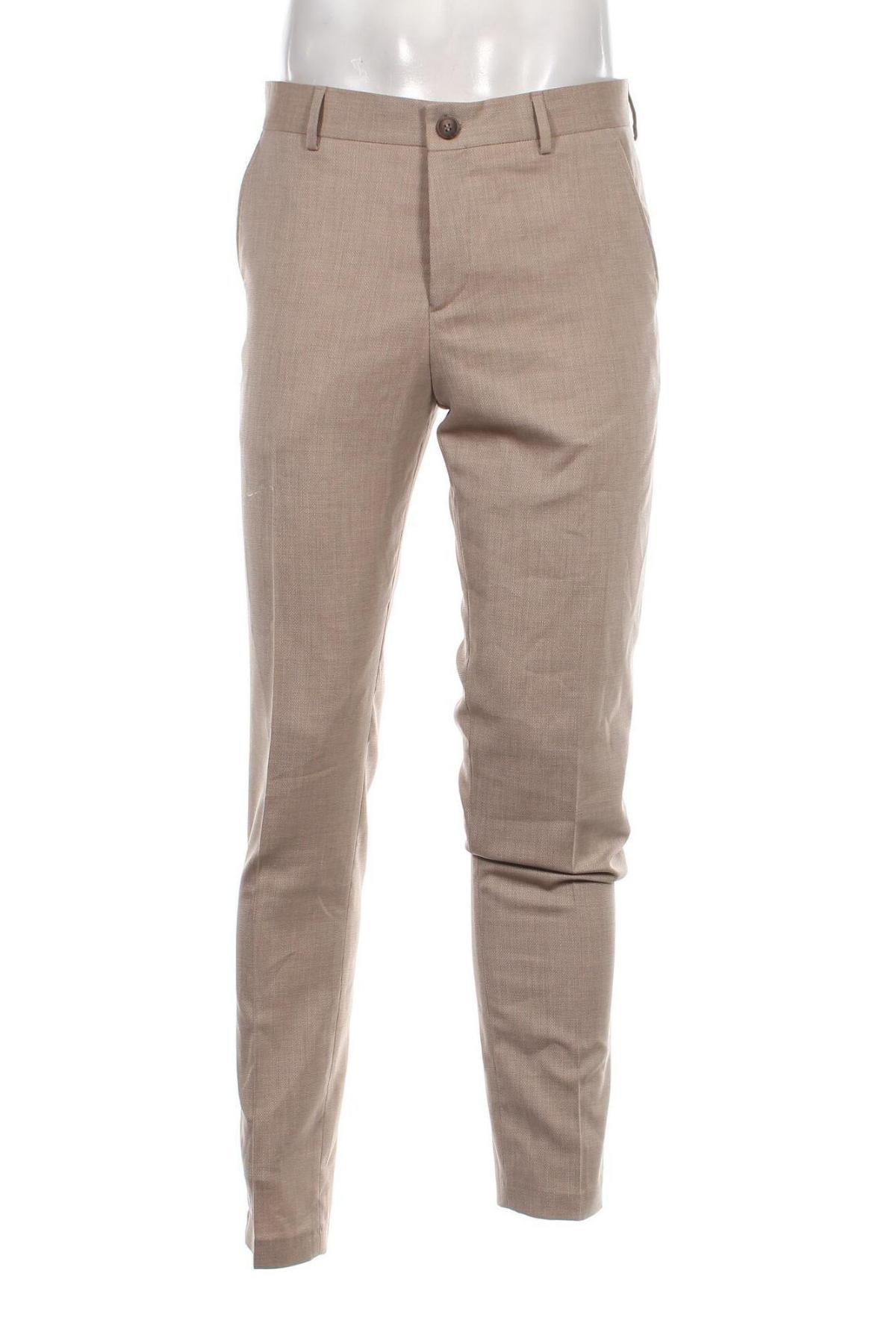 Мъжки панталон Selected Homme, Размер M, Цвят Бежов, Цена 33,25 лв.