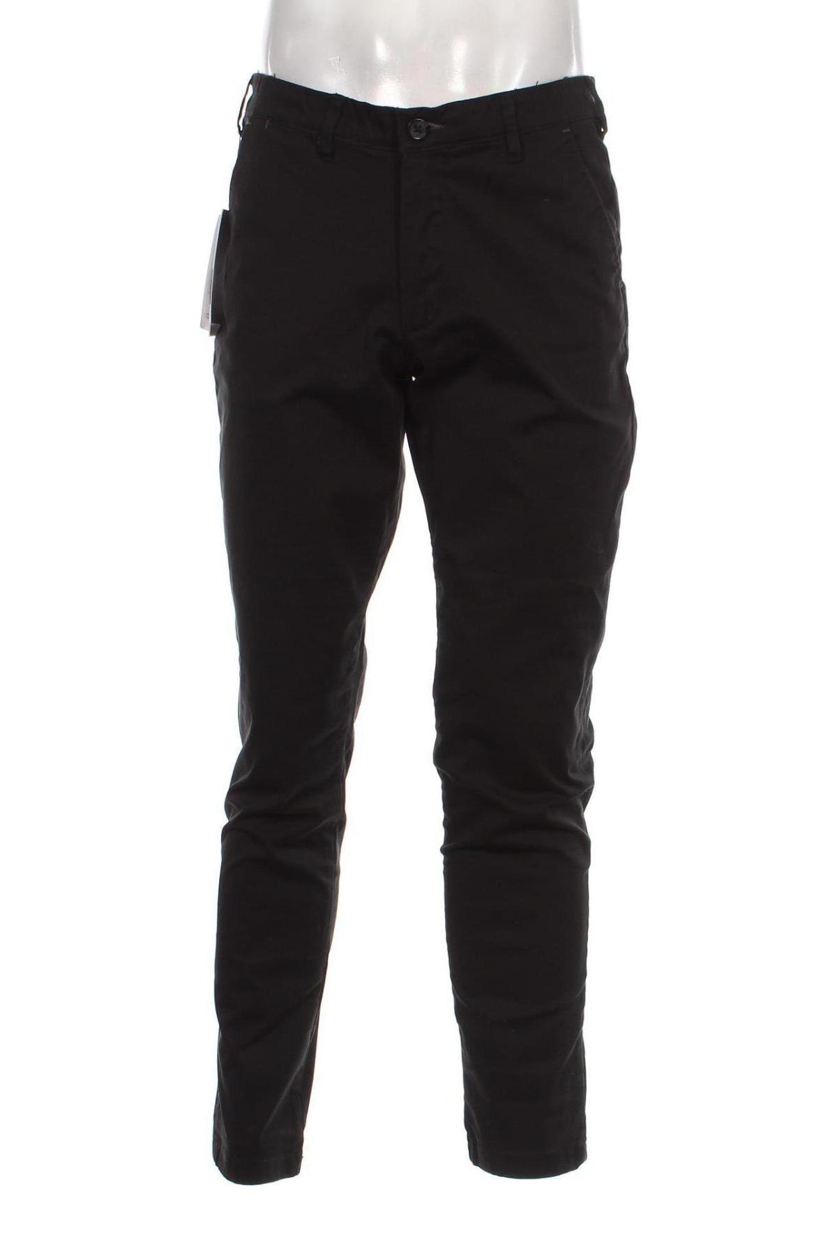 Мъжки панталон Selected Homme, Размер M, Цвят Черен, Цена 47,50 лв.