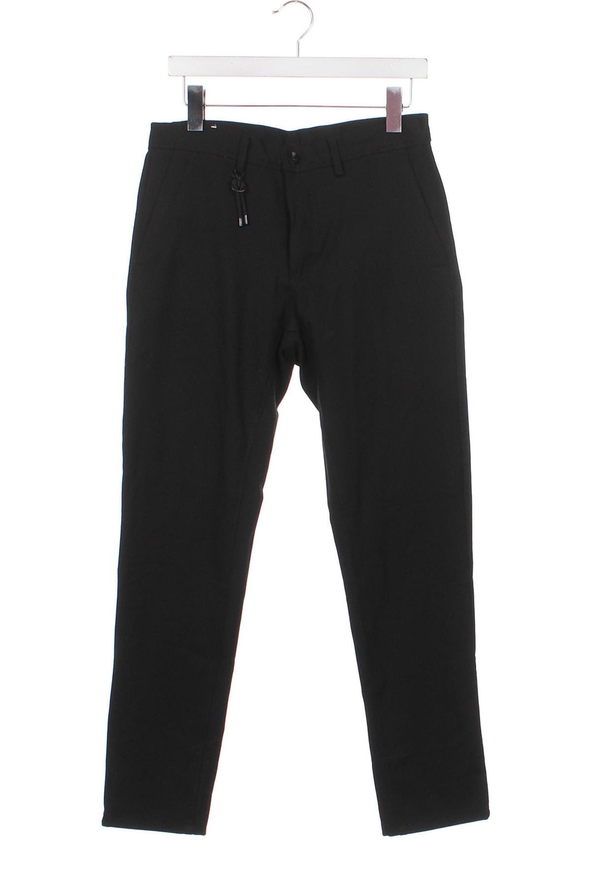 Pantaloni de bărbați Zara, Mărime M, Culoare Negru, Preț 25,66 Lei