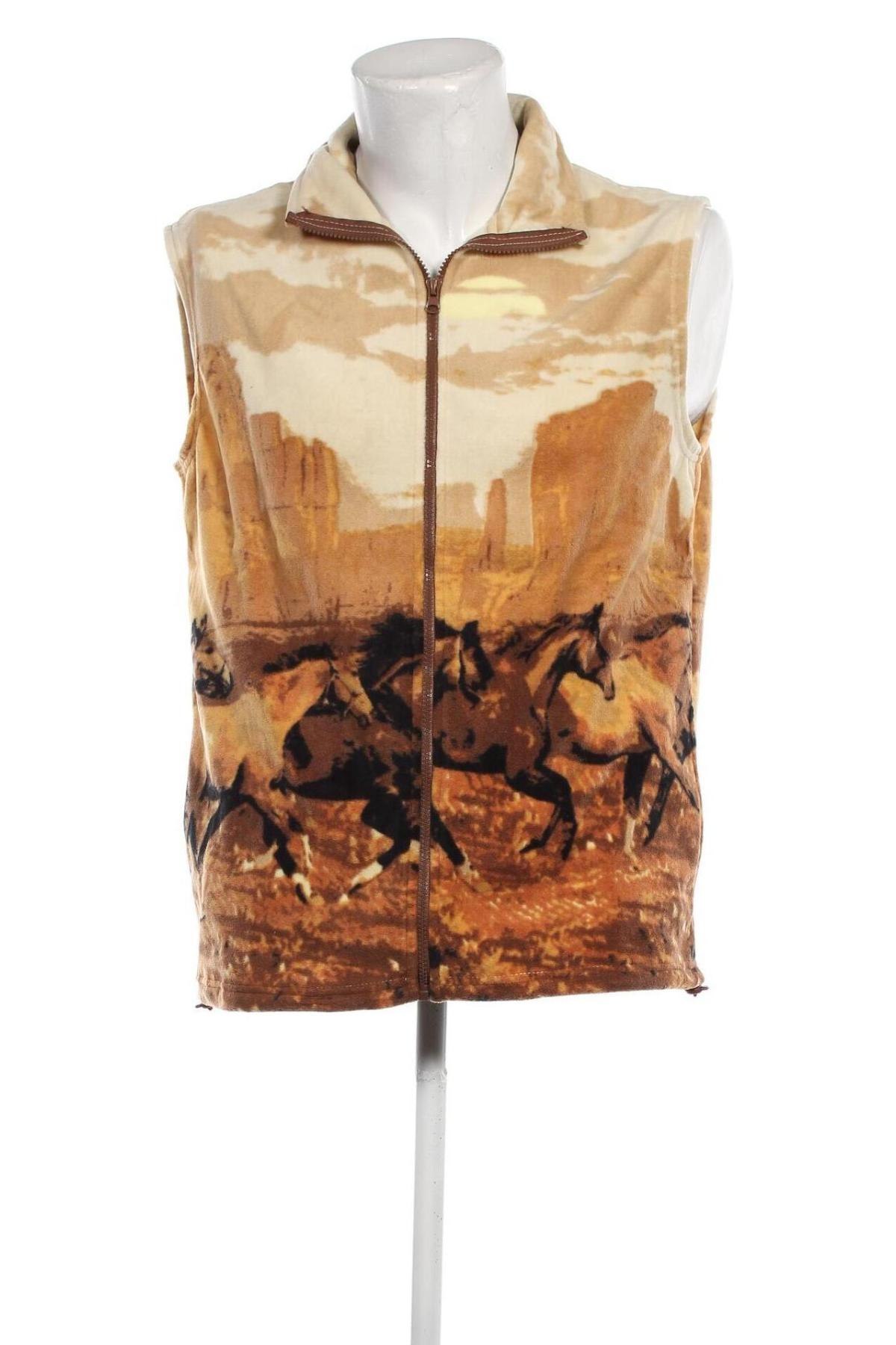 Ανδρικό fleece γιλέκο Atlas For Men, Μέγεθος M, Χρώμα Καφέ, Τιμή 13,85 €