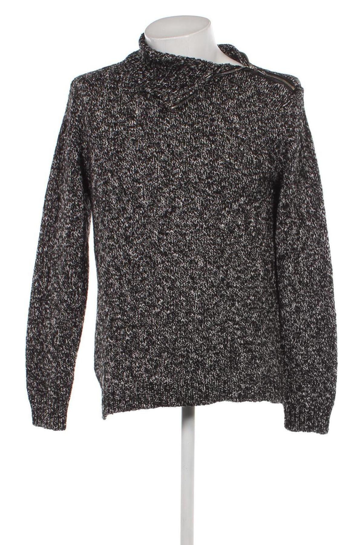Ανδρικό πουλόβερ, Μέγεθος L, Χρώμα Γκρί, Τιμή 2,67 €