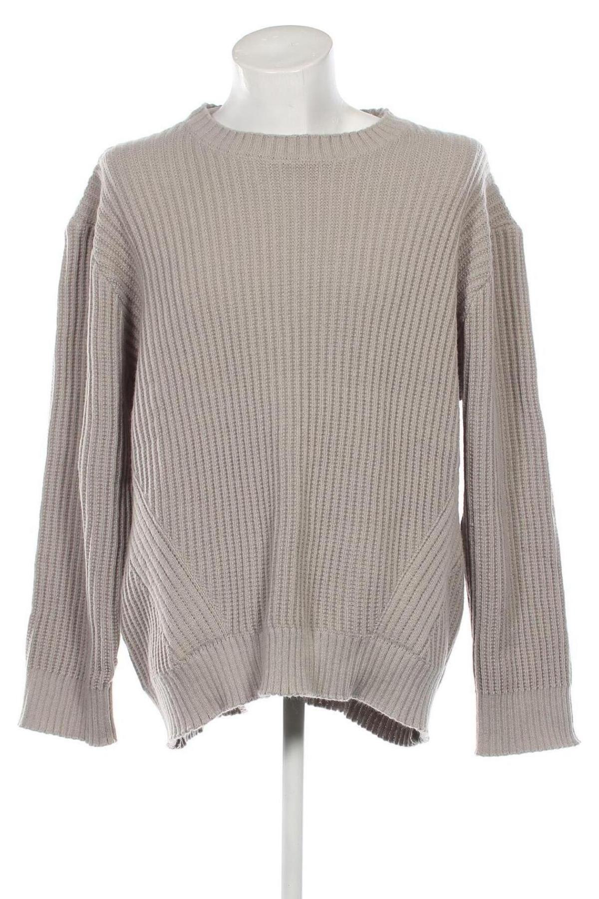 Ανδρικό πουλόβερ, Μέγεθος XXL, Χρώμα Γκρί, Τιμή 4,84 €
