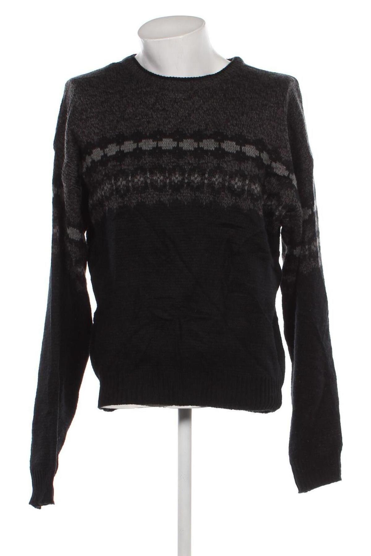 Ανδρικό πουλόβερ Basic Editions, Μέγεθος L, Χρώμα Μαύρο, Τιμή 11,06 €