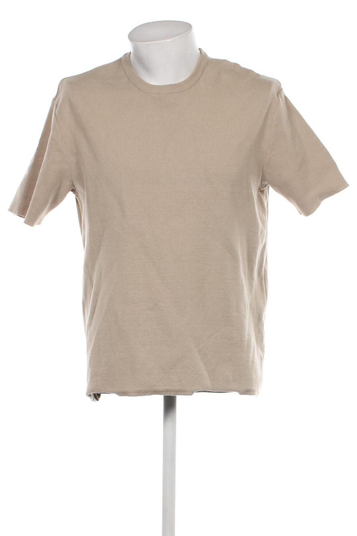 Ανδρικό πουλόβερ Bershka, Μέγεθος M, Χρώμα Εκρού, Τιμή 10,85 €