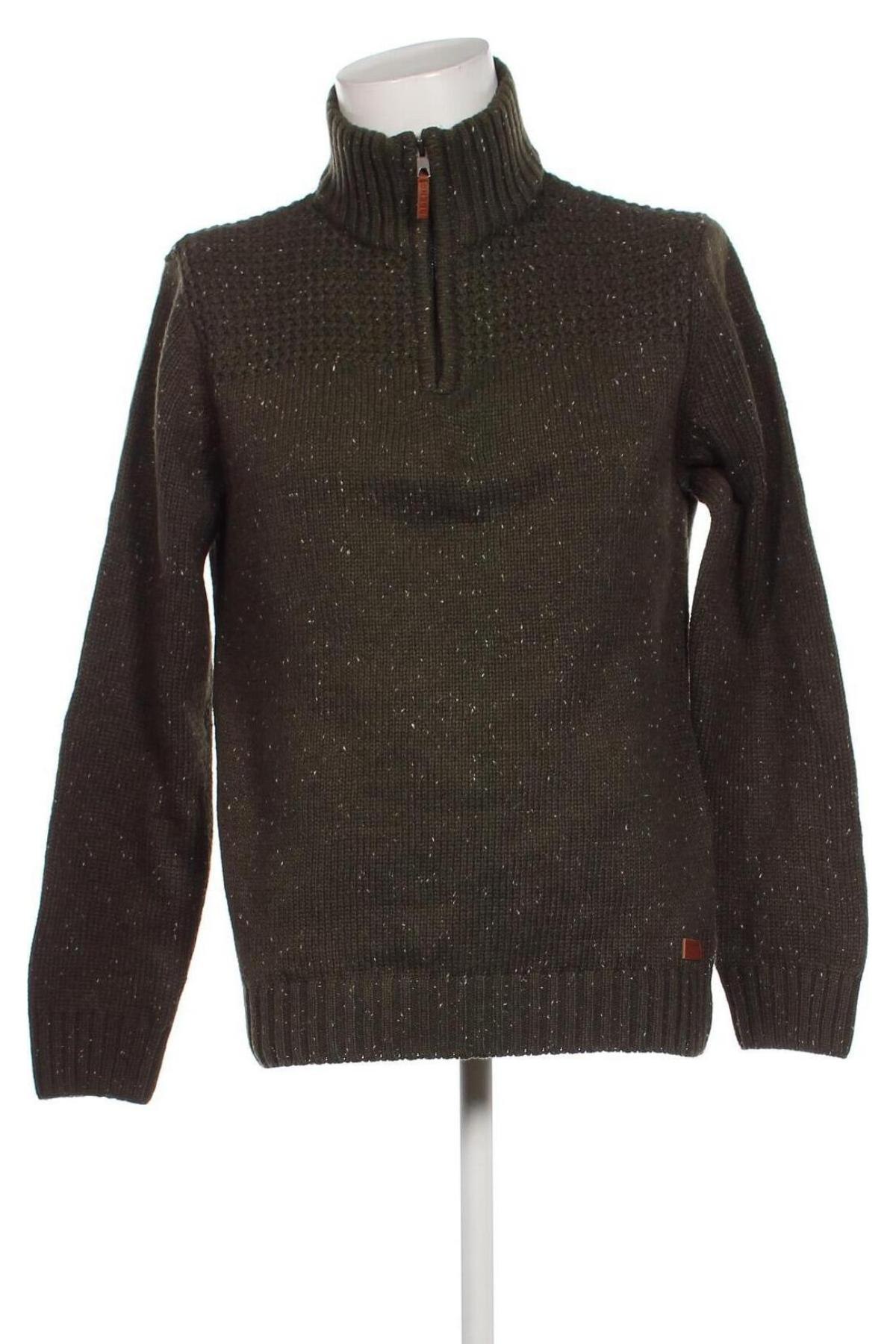Мъжки пуловер Blend, Размер L, Цвят Зелен, Цена 24,00 лв.