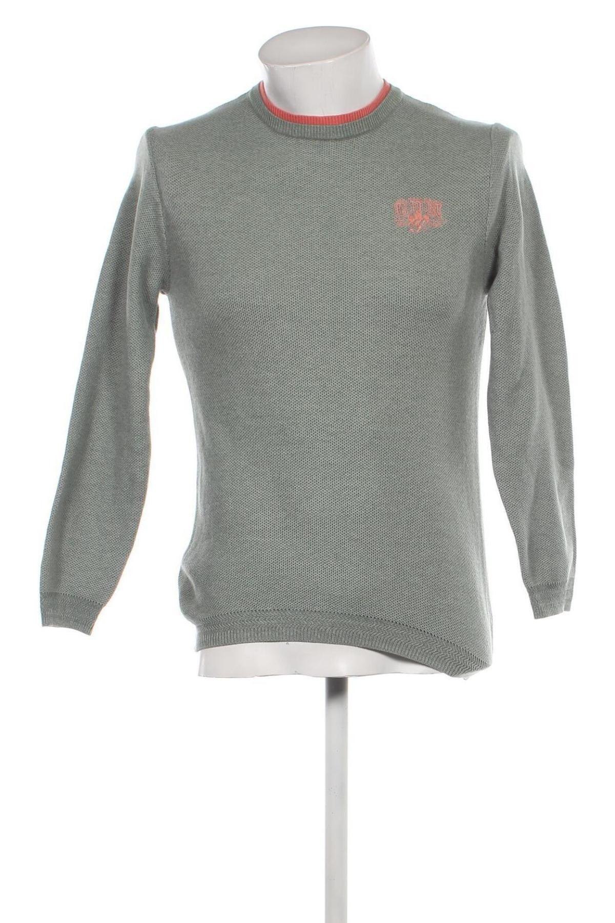 Мъжки пуловер Bpc Bonprix Collection, Размер S, Цвят Зелен, Цена 5,22 лв.