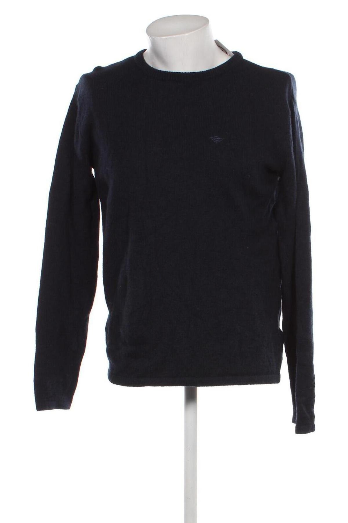Мъжки пуловер Gnious, Размер L, Цвят Син, Цена 6,09 лв.