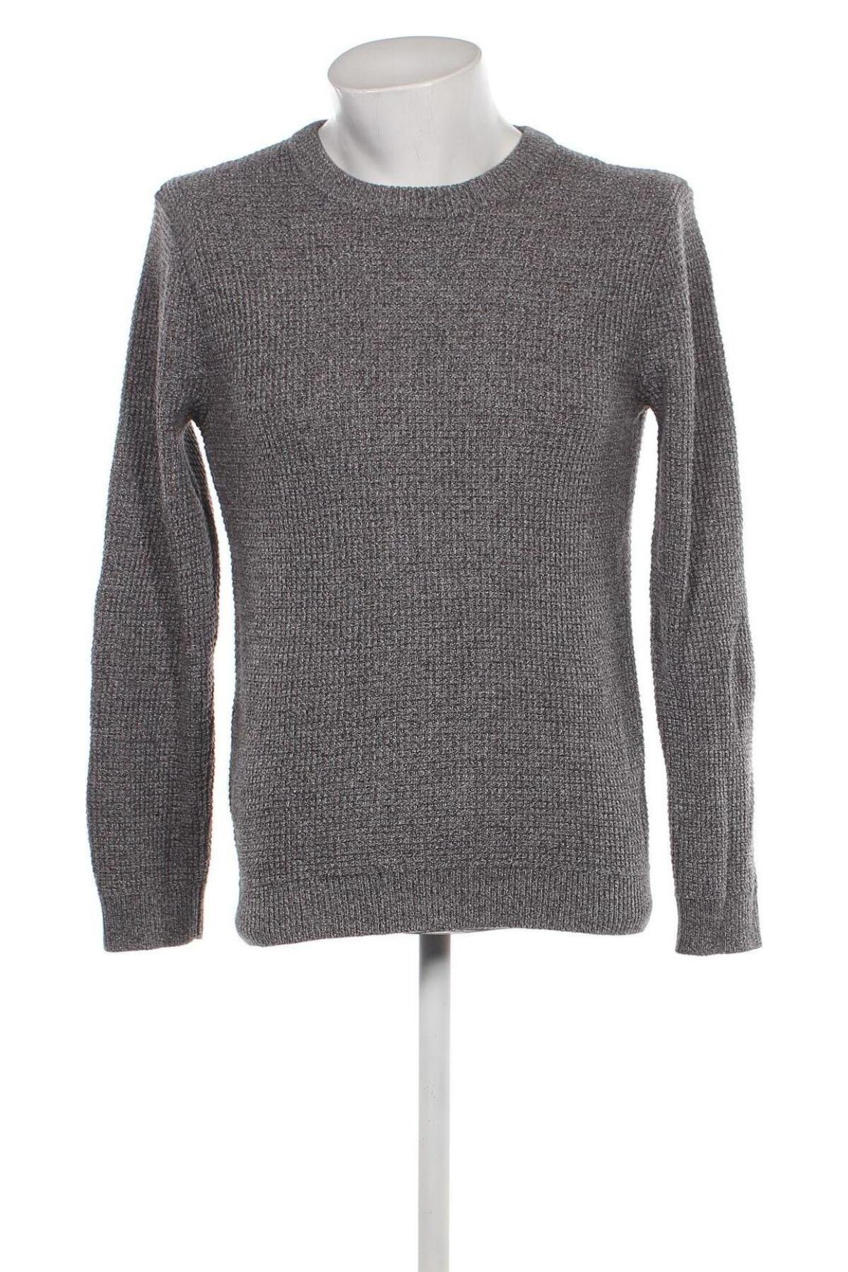 Мъжки пуловер H&M, Размер M, Цвят Сив, Цена 29,01 лв.