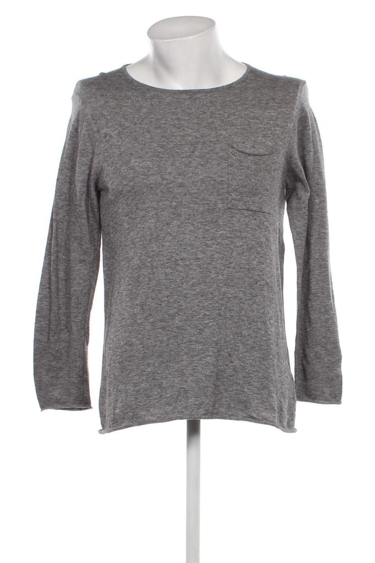 Мъжки пуловер H&M, Размер M, Цвят Сив, Цена 6,09 лв.