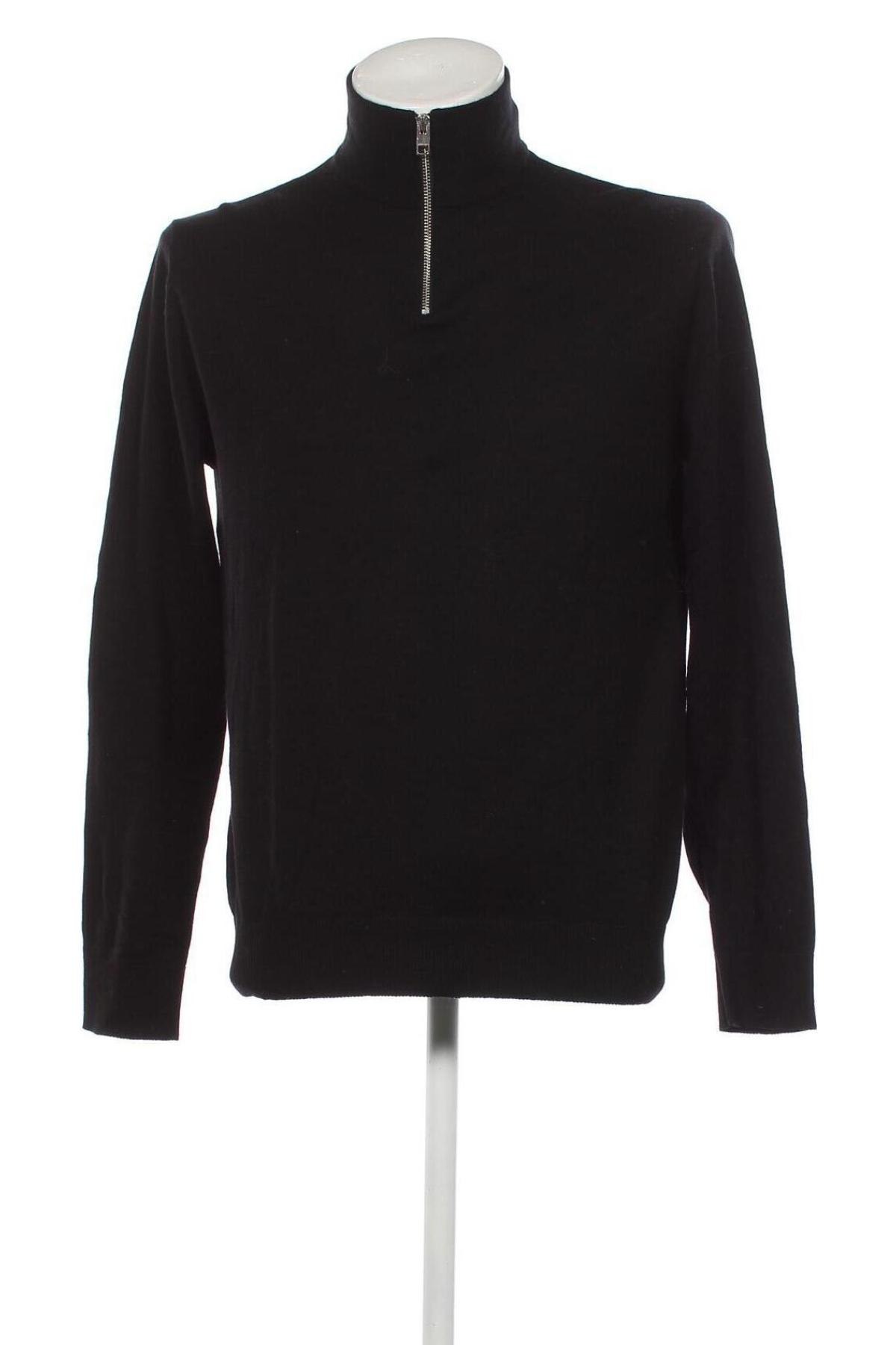 Ανδρικό πουλόβερ Jack & Jones, Μέγεθος L, Χρώμα Μαύρο, Τιμή 24,74 €