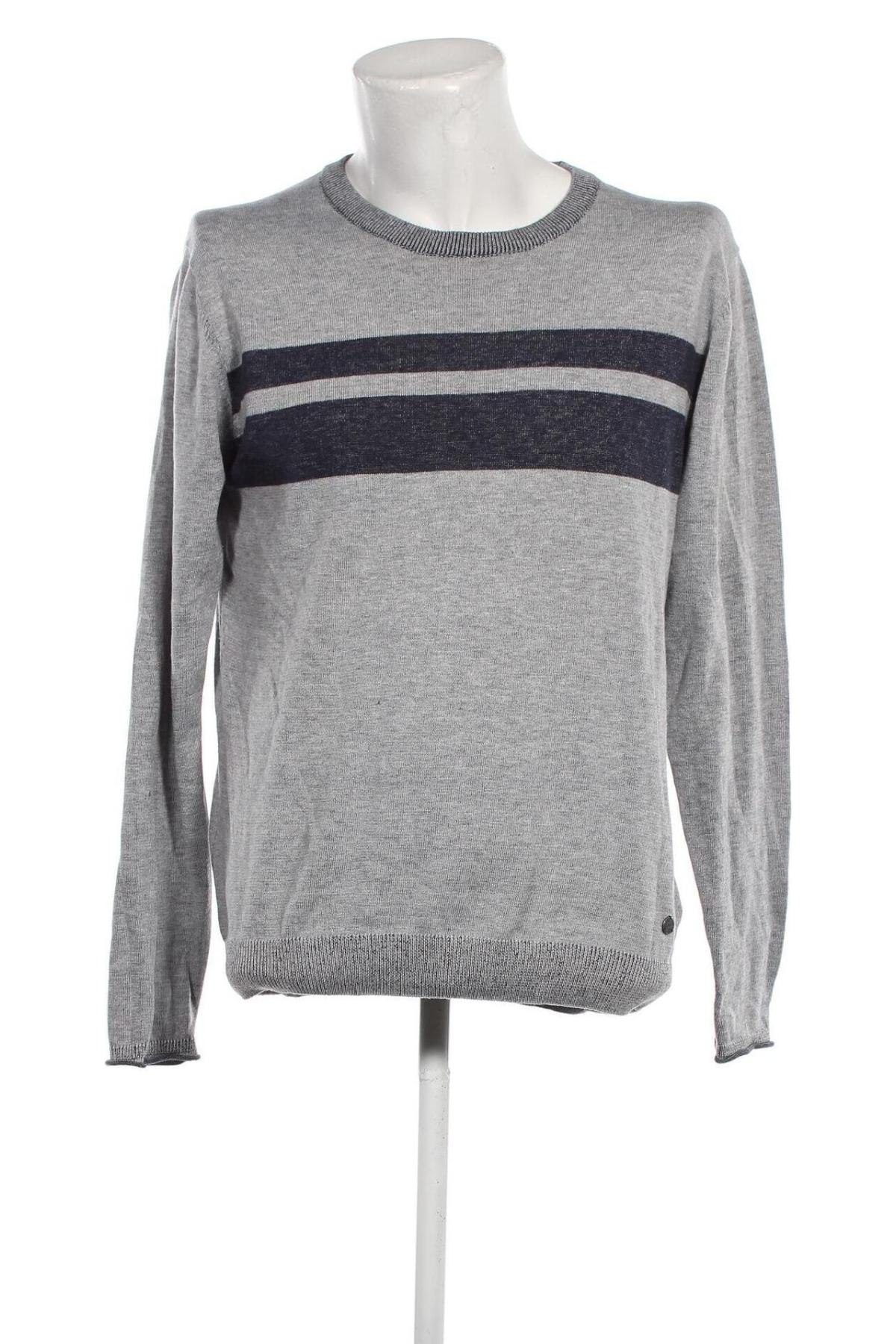 Мъжки пуловер Jean Pascale, Размер L, Цвят Сив, Цена 8,12 лв.