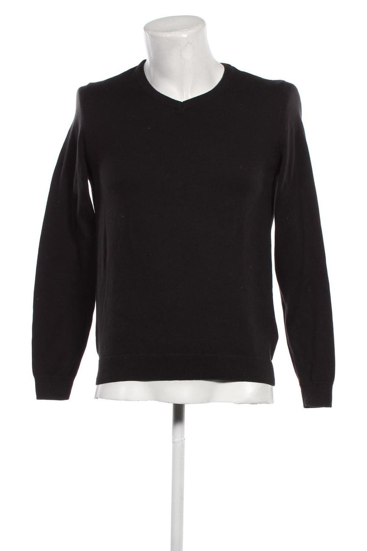 Ανδρικό πουλόβερ Jean Pascale, Μέγεθος M, Χρώμα Μαύρο, Τιμή 5,38 €