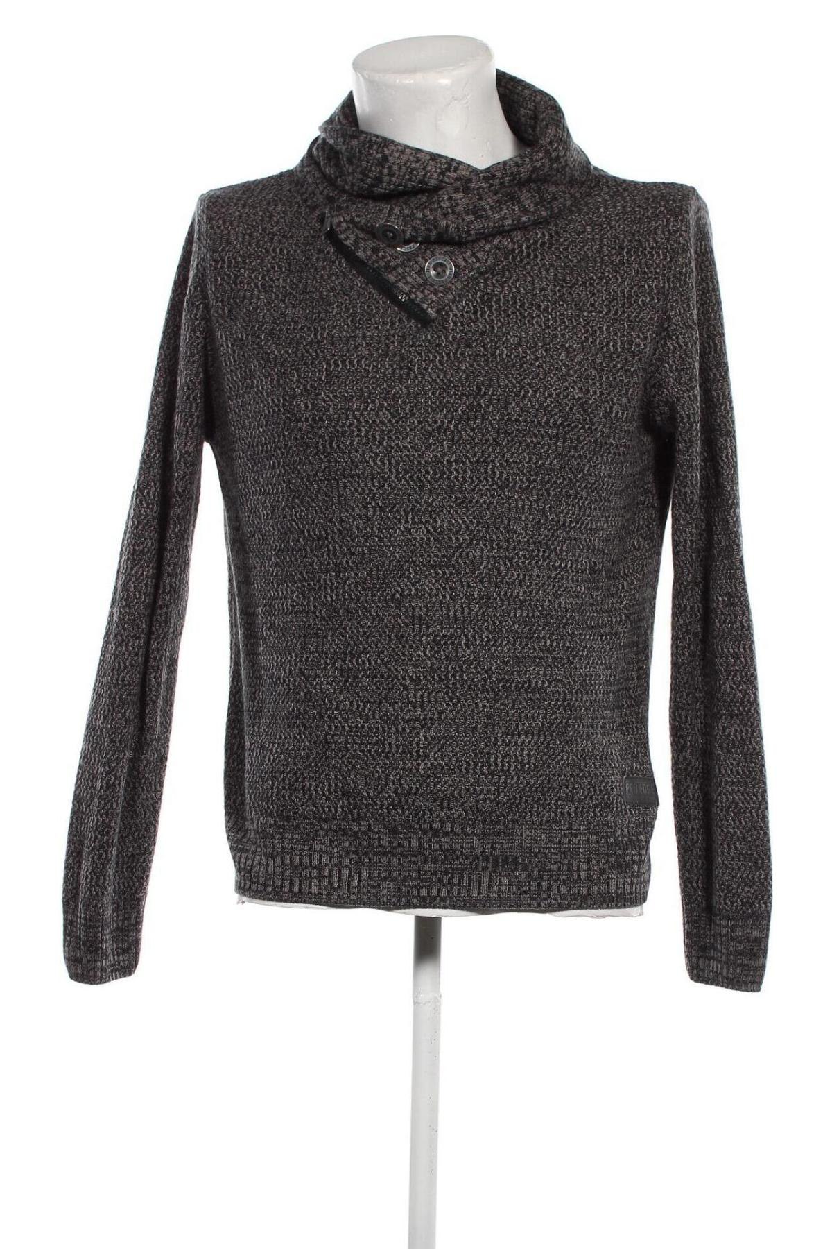 Ανδρικό πουλόβερ Jean Pascale, Μέγεθος L, Χρώμα Γκρί, Τιμή 4,84 €