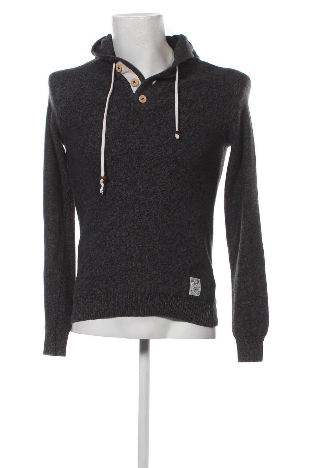 Herrenpullover John Devin, Größe XS, Farbe Grau, Preis 5,49 €