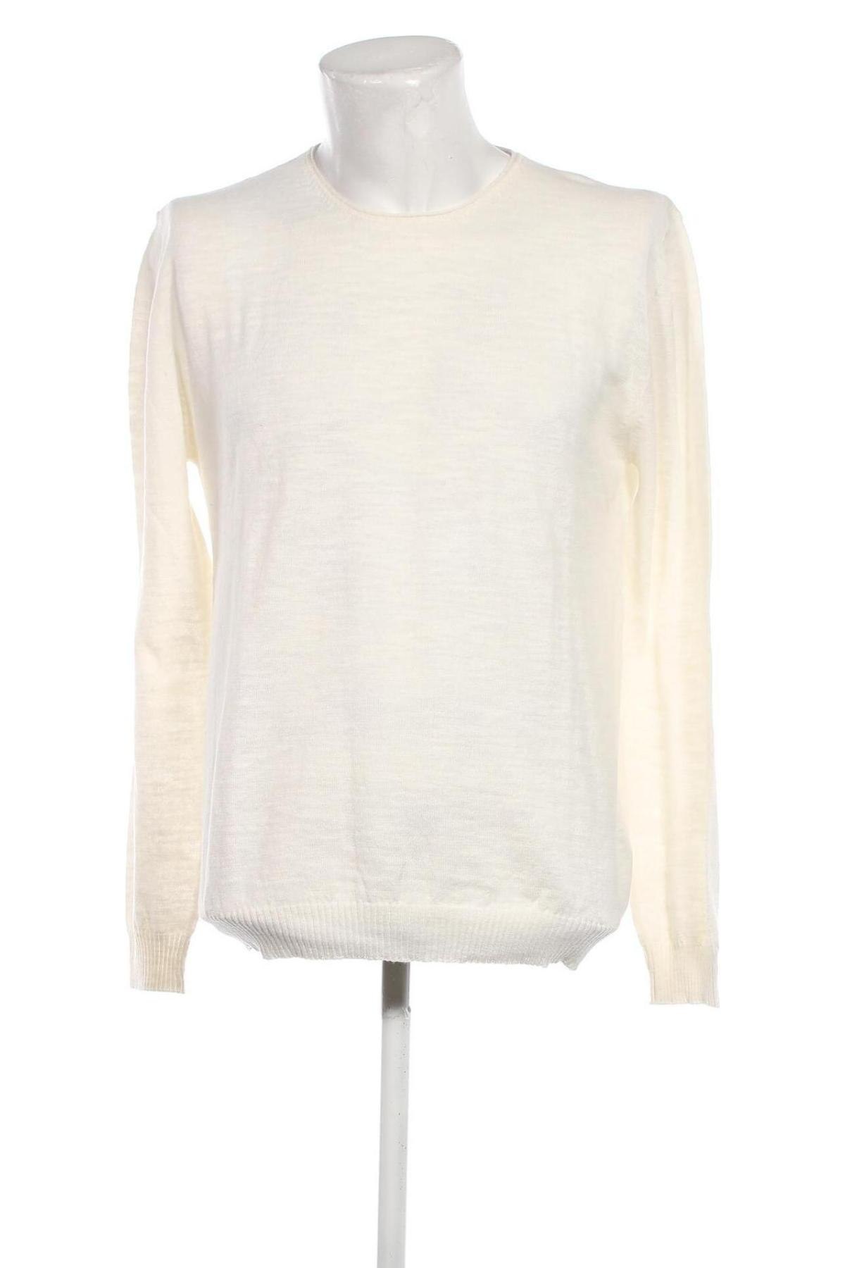 Ανδρικό πουλόβερ Liu Jo, Μέγεθος L, Χρώμα Λευκό, Τιμή 28,55 €