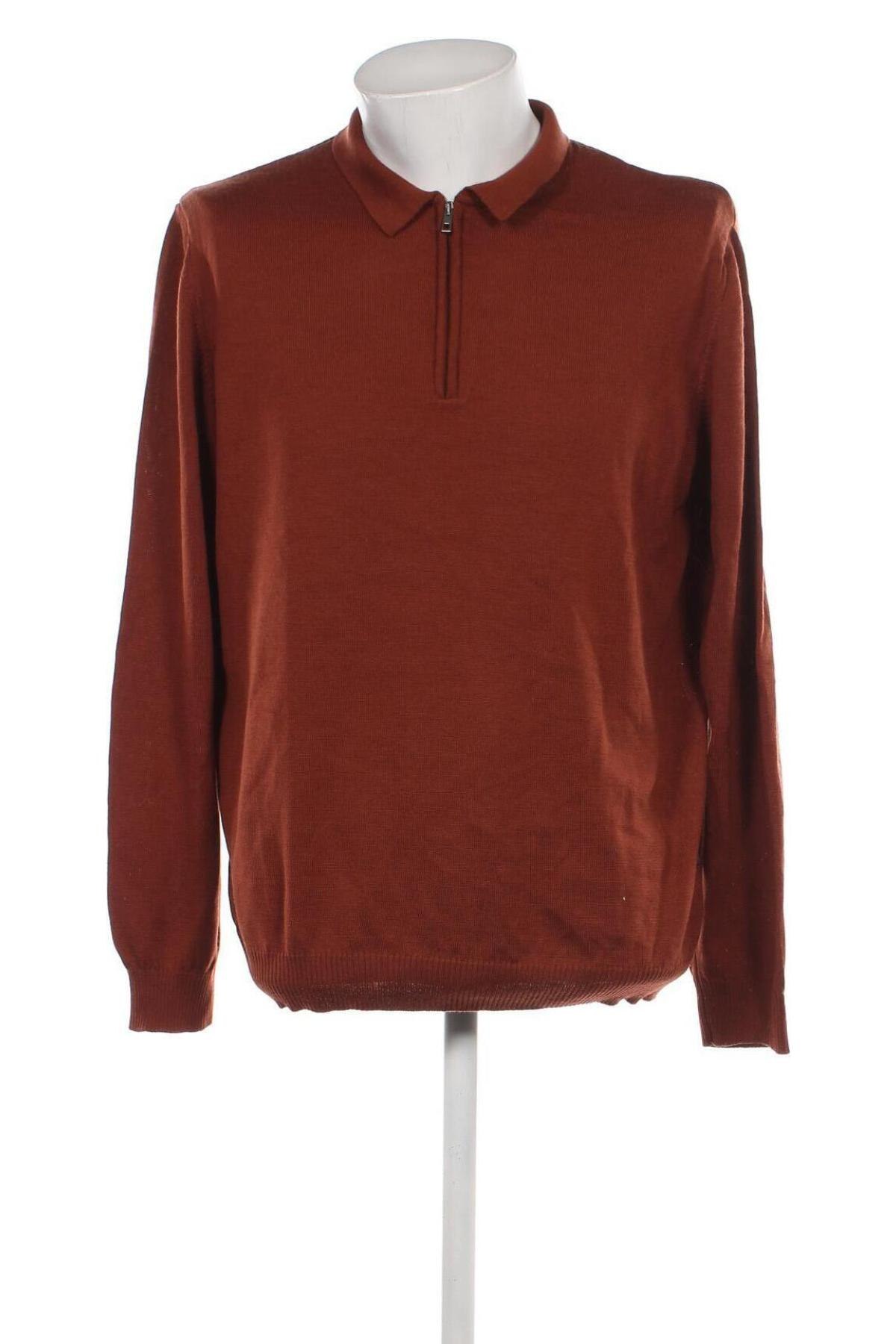 Мъжки пуловер Maerz Muenchen, Размер XL, Цвят Кафяв, Цена 27,20 лв.