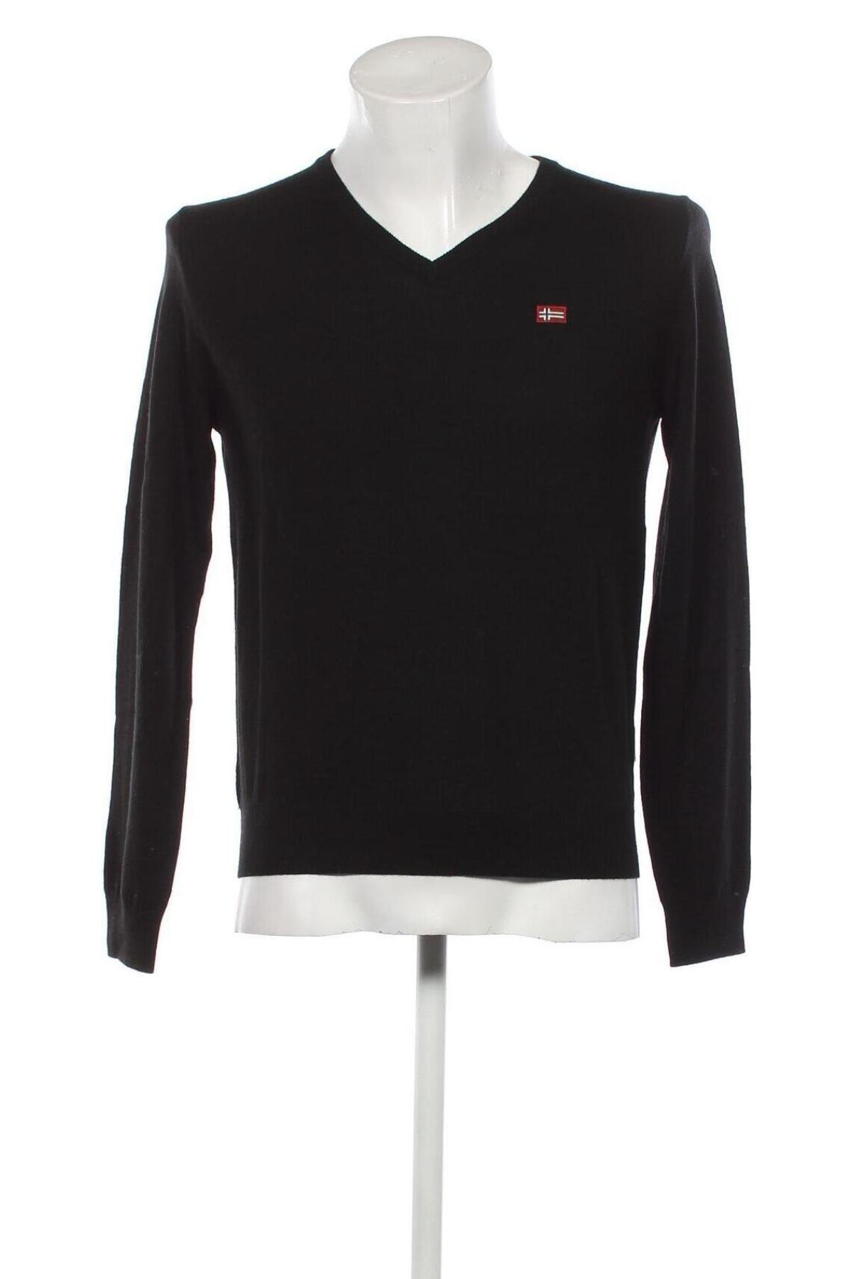 Мъжки пуловер Napapijri, Размер S, Цвят Черен, Цена 103,14 лв.
