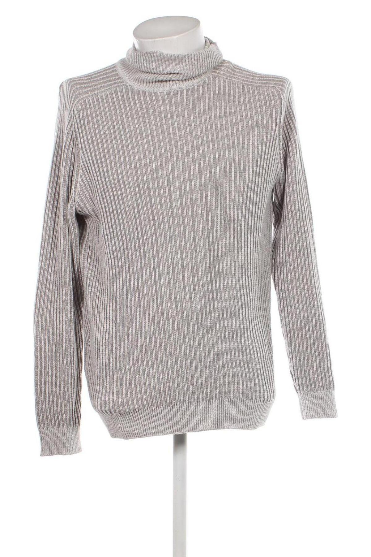 Мъжки пуловер Pier One, Размер L, Цвят Сив, Цена 6,67 лв.