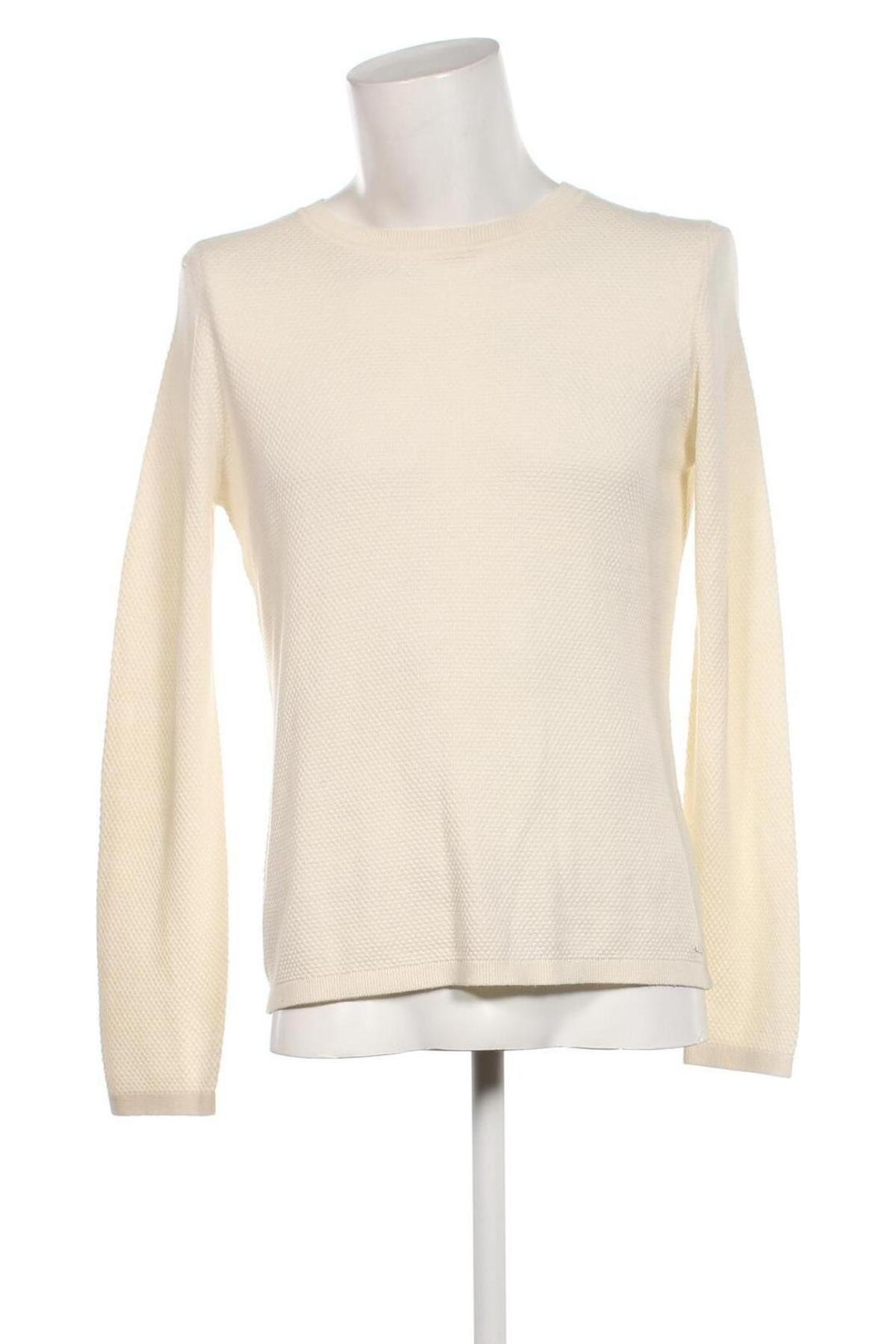 Ανδρικό πουλόβερ Q/S by S.Oliver, Μέγεθος XL, Χρώμα Εκρού, Τιμή 9,28 €