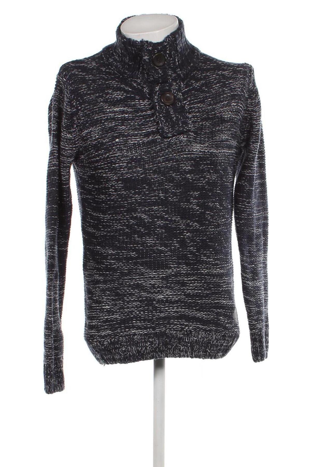 Ανδρικό πουλόβερ Rebel, Μέγεθος L, Χρώμα Μπλέ, Τιμή 3,77 €
