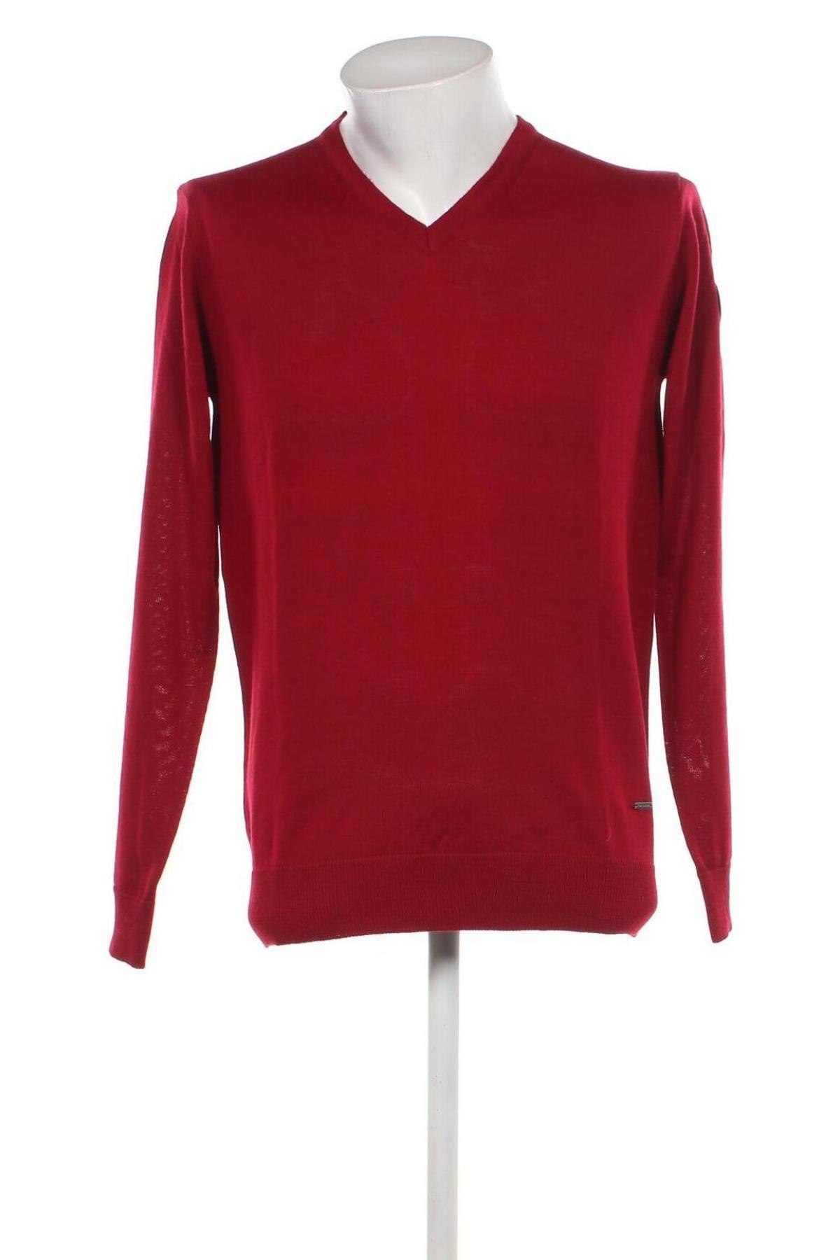 Мъжки пуловер Teodor, Размер L, Цвят Червен, Цена 18,00 лв.