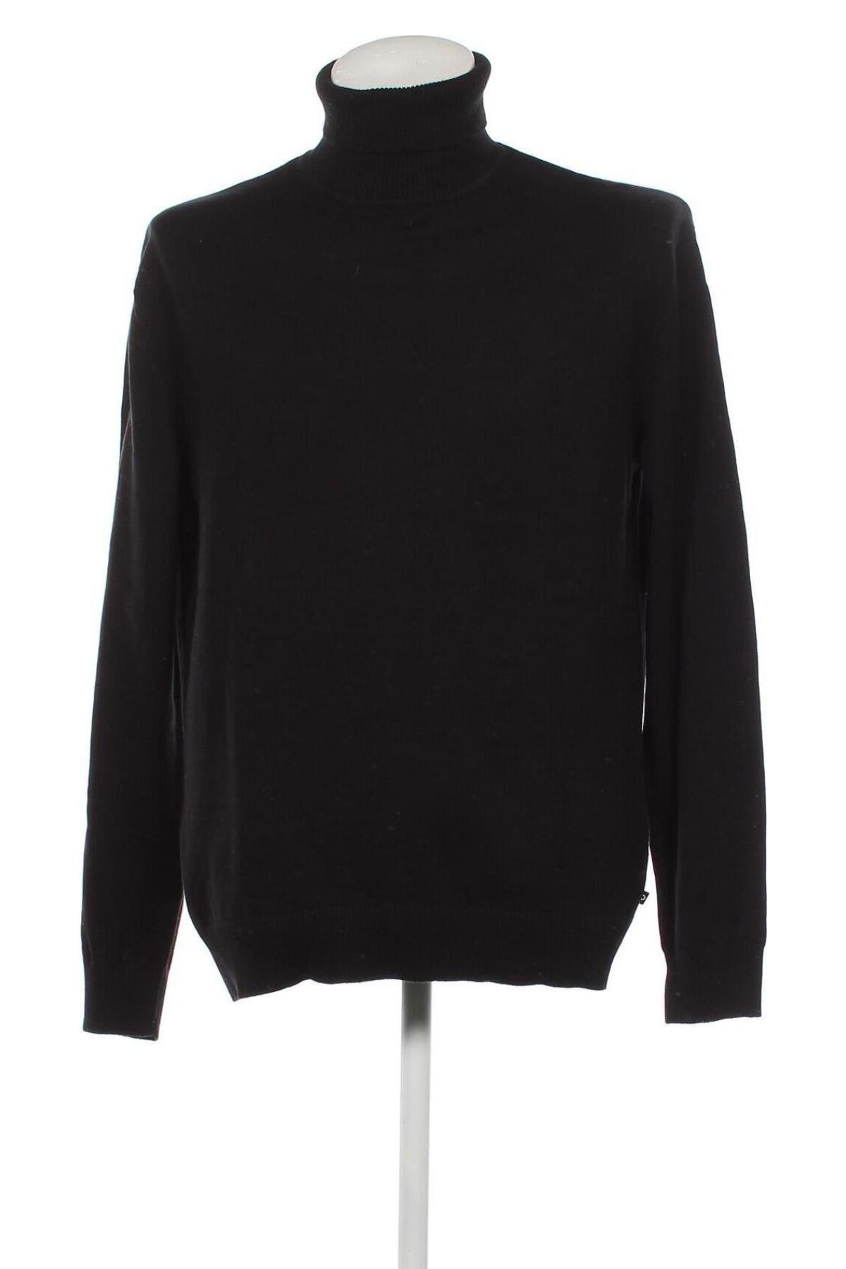 Мъжки пуловер Tom Tailor, Размер XL, Цвят Черен, Цена 72,00 лв.