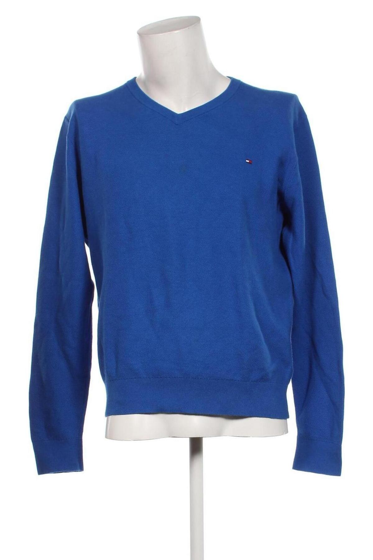 Męski sweter Tommy Hilfiger, Rozmiar XXL, Kolor Niebieski, Cena 130,50 zł