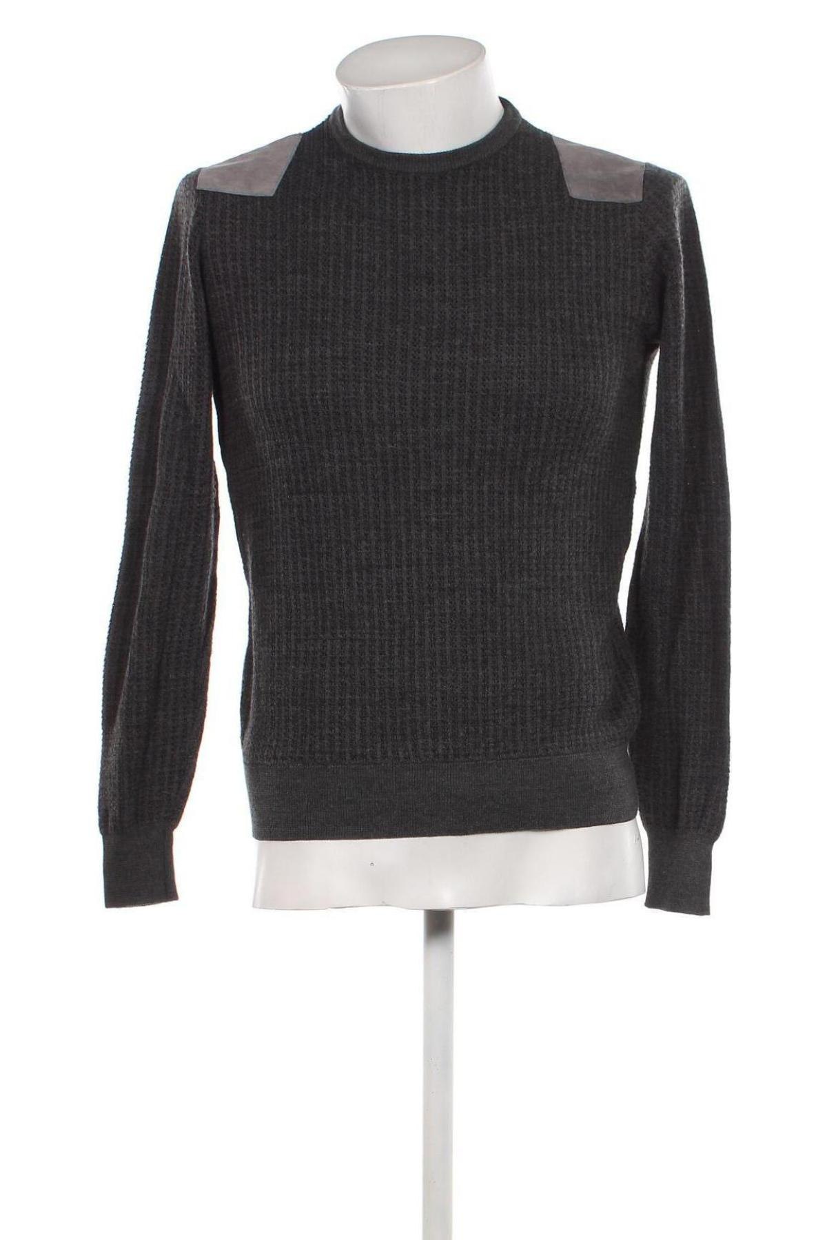 Мъжки пуловер Zara Man, Размер M, Цвят Сив, Цена 7,59 лв.