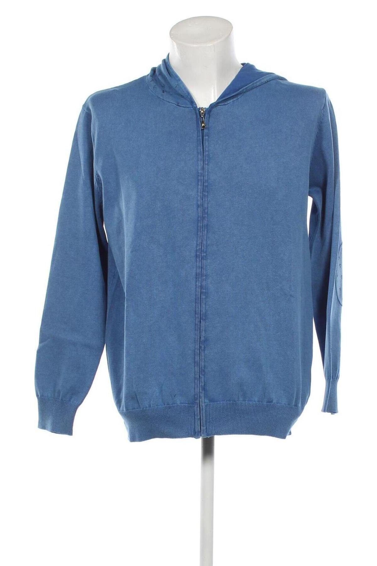Herren Sweatshirt Cashmere Company, Größe XL, Farbe Blau, Preis 61,86 €