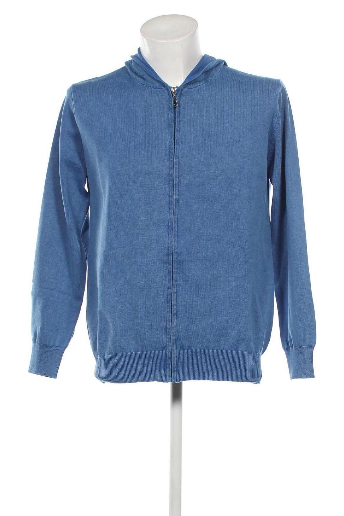 Herren Sweatshirt Cashmere Company, Größe L, Farbe Blau, Preis 61,86 €