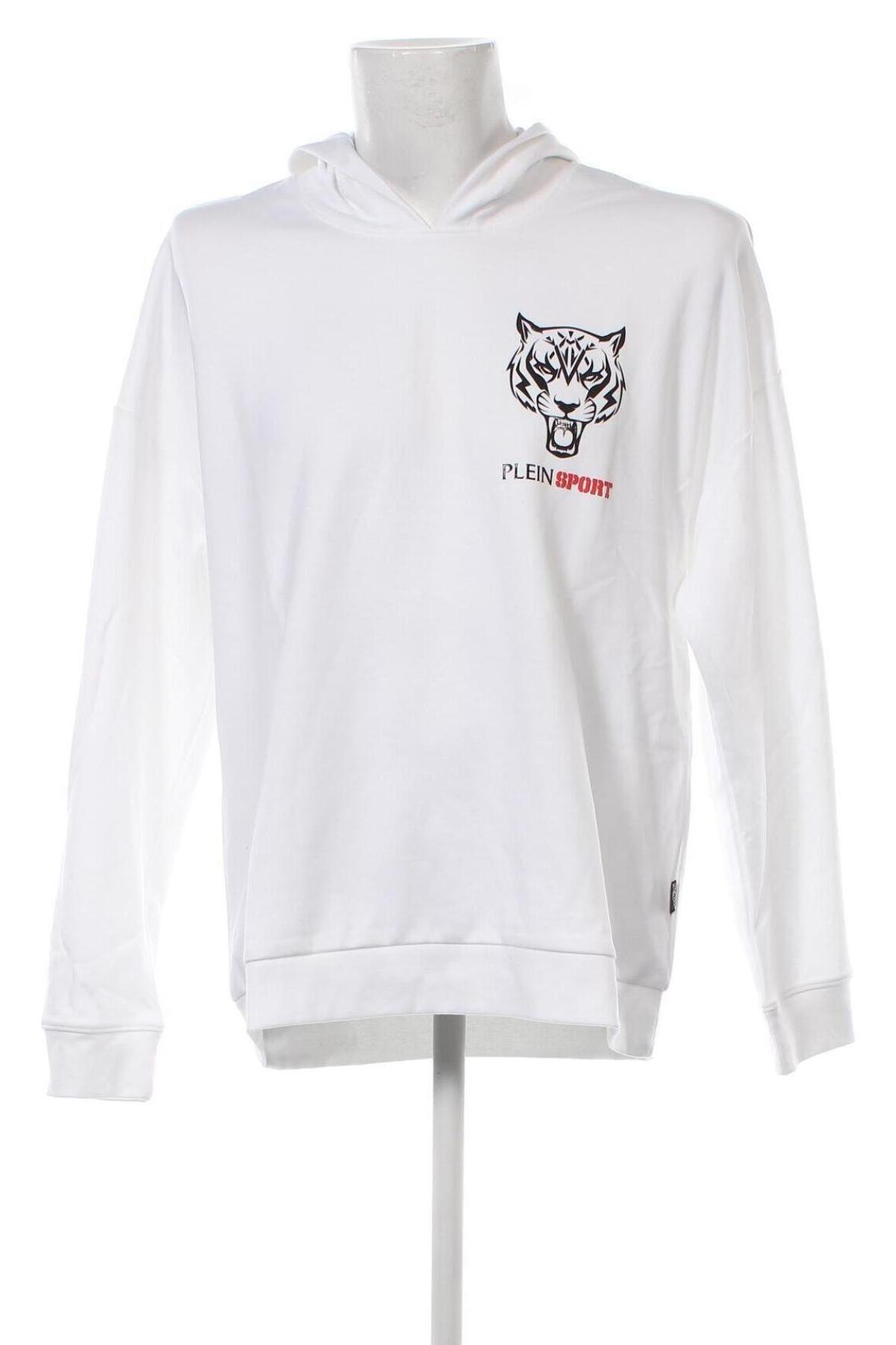 Herren Sweatshirt Plein Sport, Größe XL, Farbe Weiß, Preis € 56,78