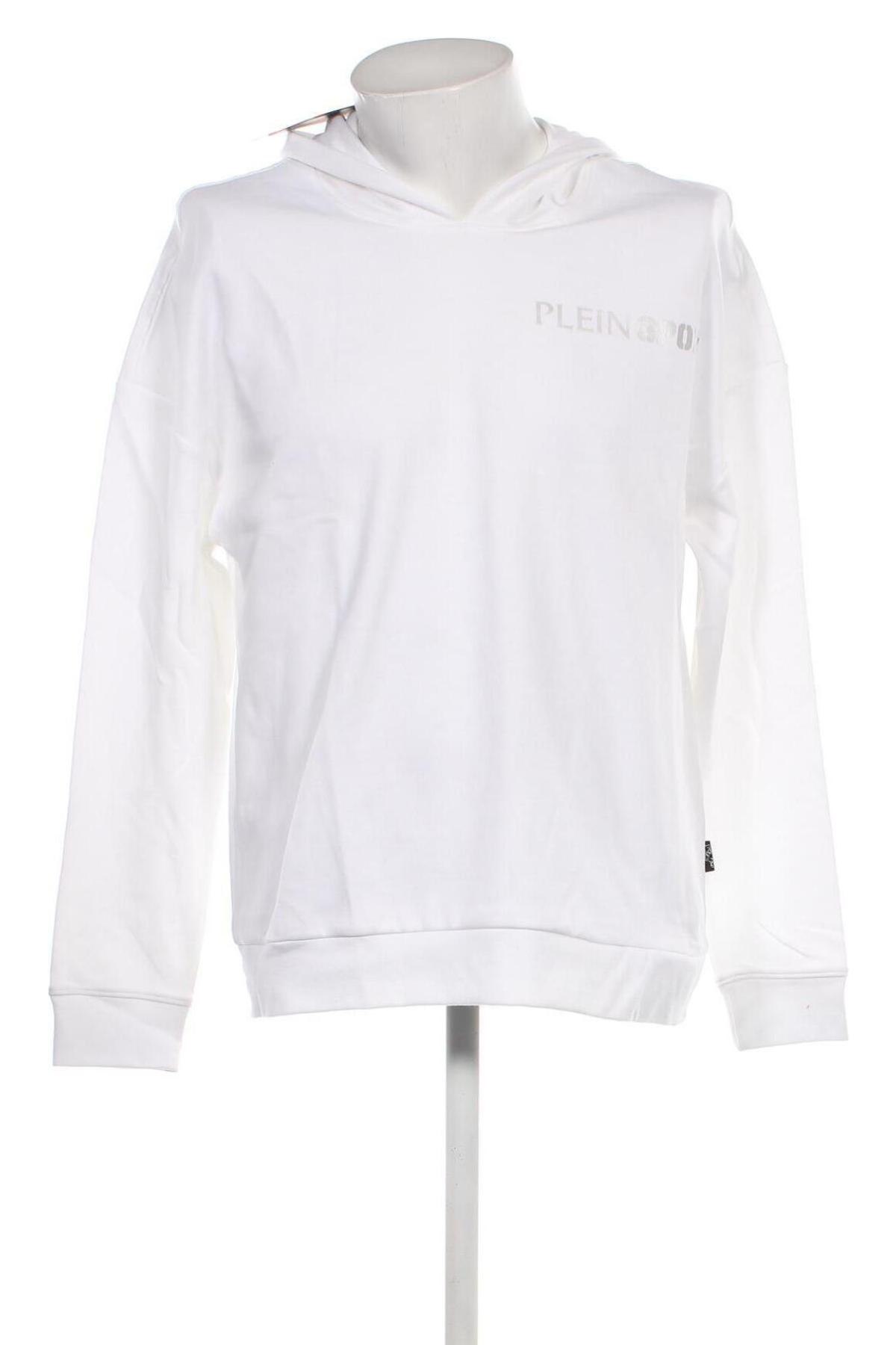 Ανδρικό φούτερ Plein Sport, Μέγεθος M, Χρώμα Λευκό, Τιμή 138,80 €