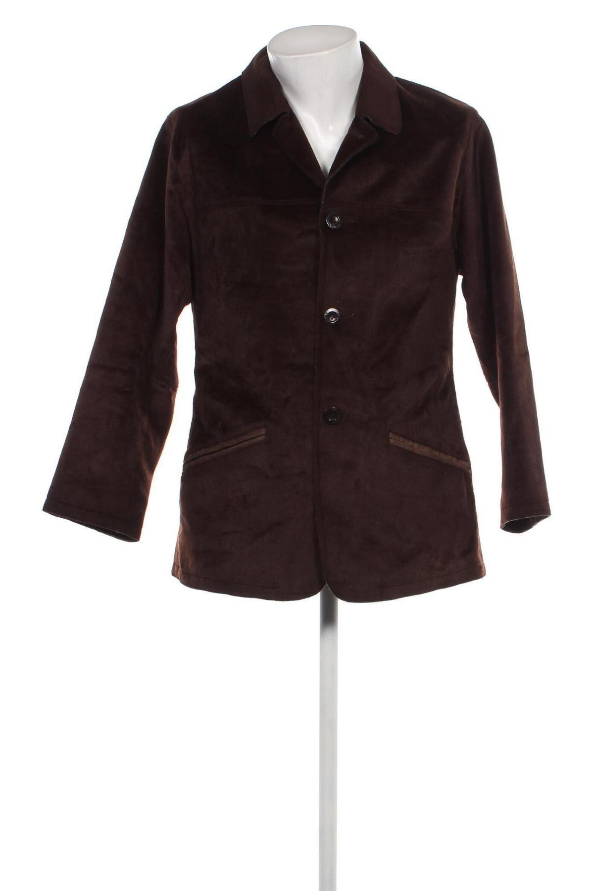 Pánský kožený kabát , Velikost S, Barva Hnědá, Cena  461,00 Kč