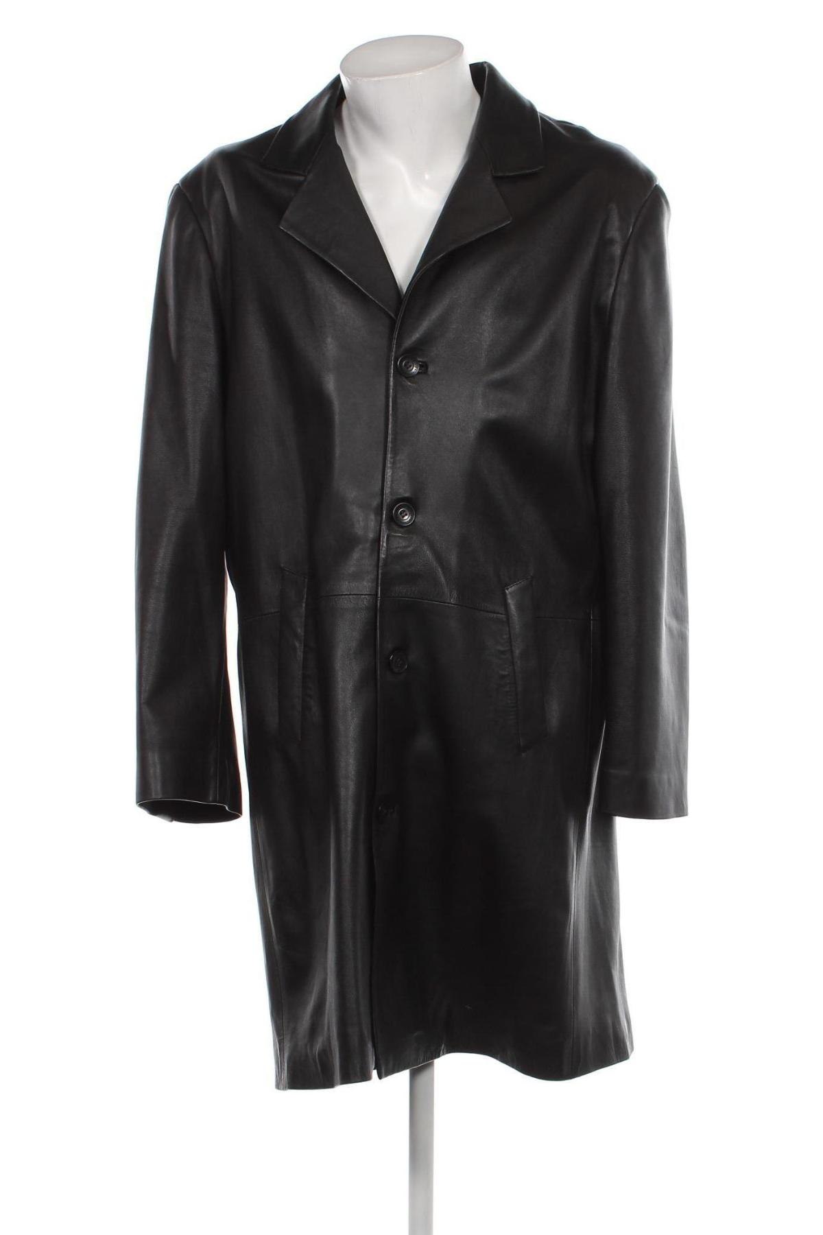 Pánska kožená bunda , Veľkosť 3XL, Farba Čierna, Cena  103,99 €