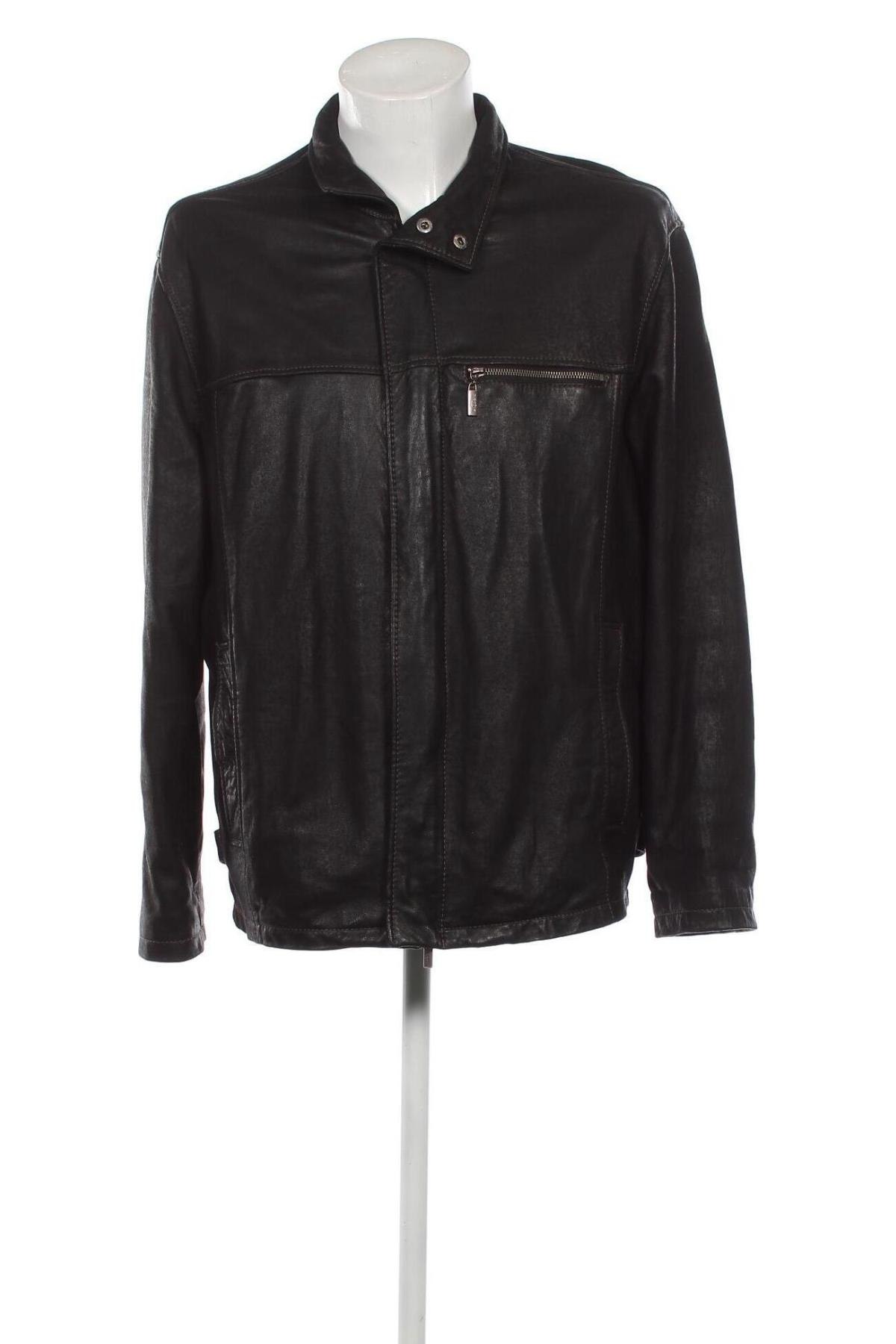 Pánska kožená bunda  Engbers, Veľkosť L, Farba Čierna, Cena  81,25 €