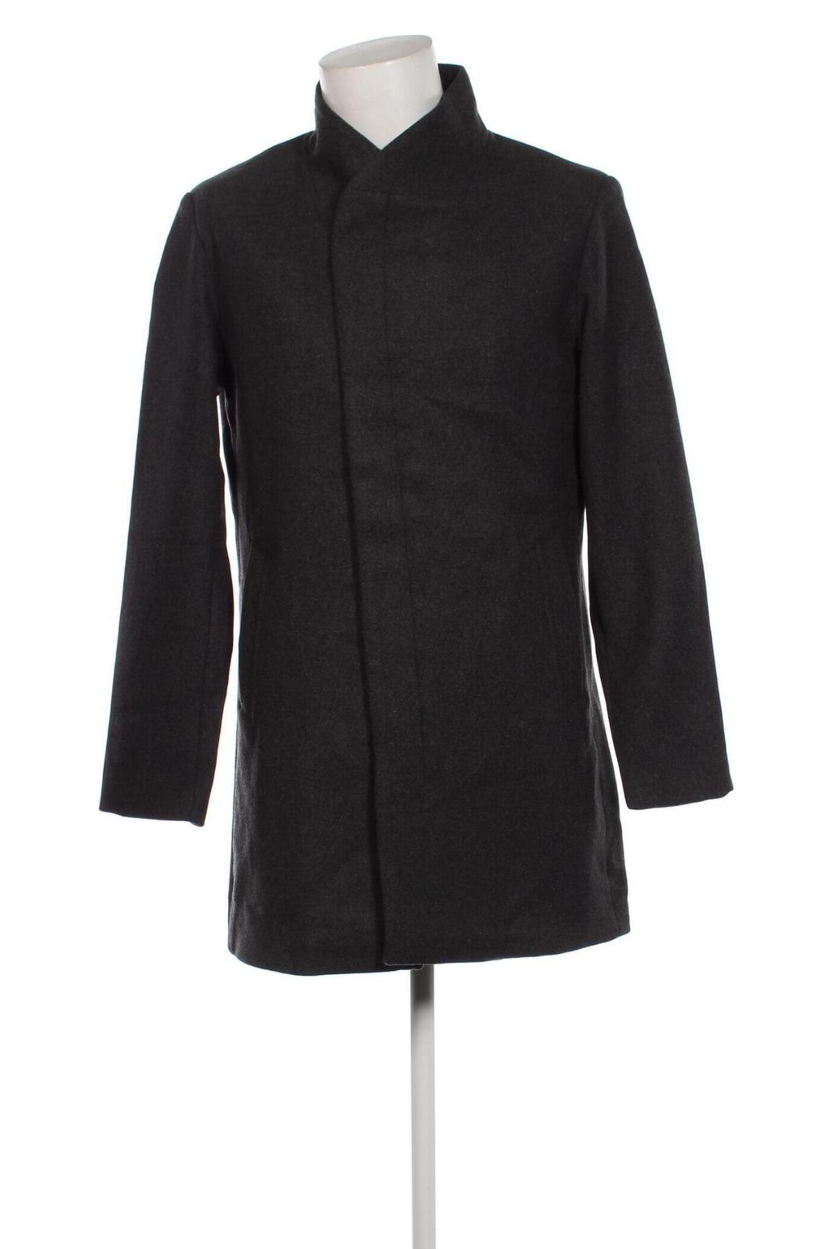 Ανδρικά παλτό Jack & Jones, Μέγεθος L, Χρώμα Γκρί, Τιμή 16,91 €