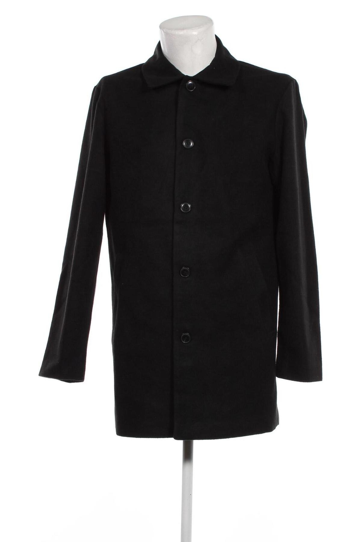 Ανδρικά παλτό Jack & Jones, Μέγεθος M, Χρώμα Μαύρο, Τιμή 21,98 €