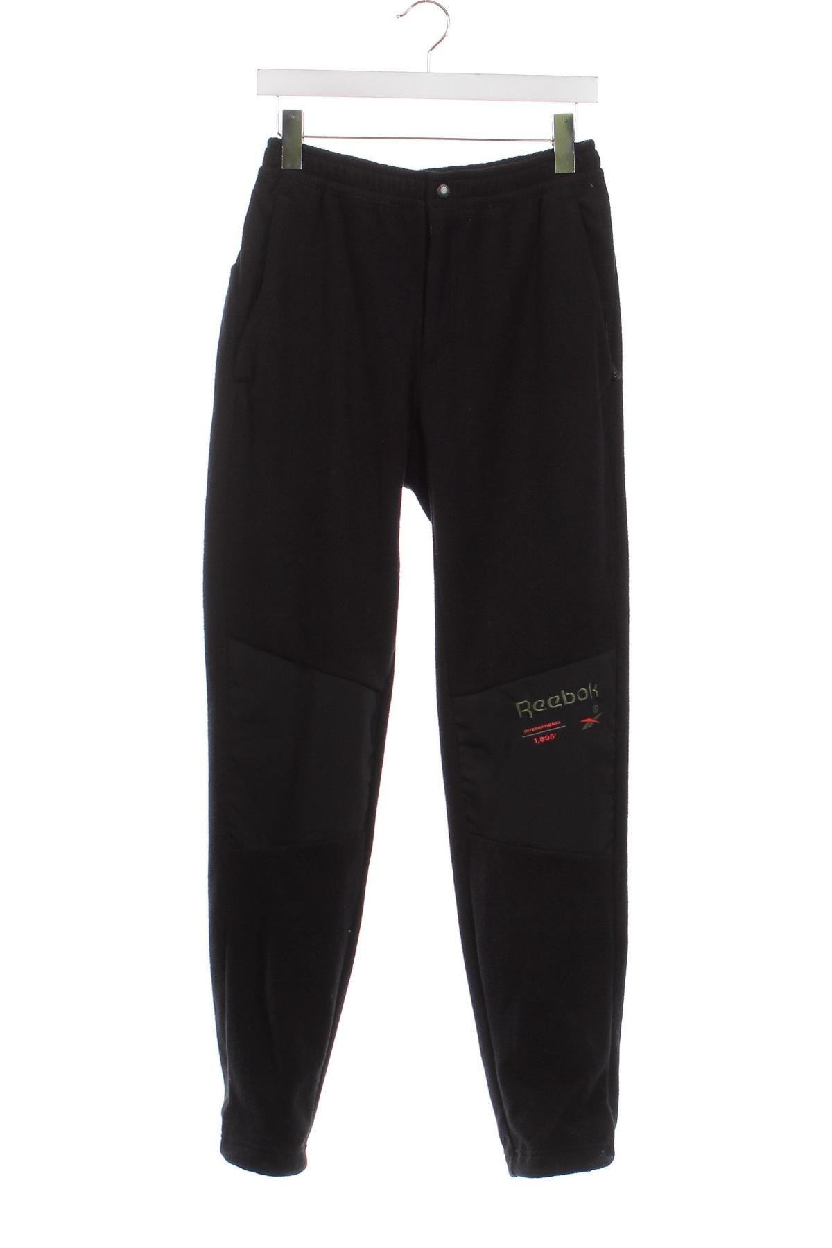 Pantaloni polar de bărbați Reebok, Mărime S, Culoare Negru, Preț 243,25 Lei