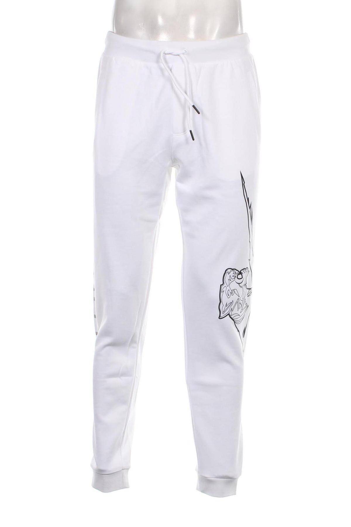 Ανδρικό αθλητικό παντελόνι Plein Sport, Μέγεθος L, Χρώμα Λευκό, Τιμή 100,95 €