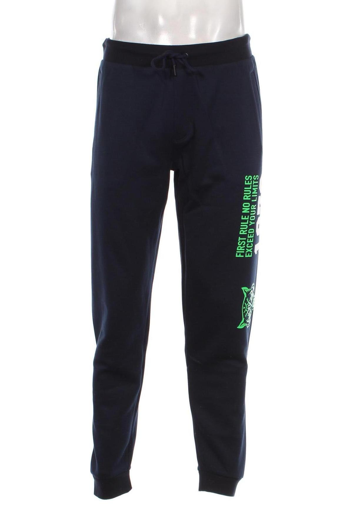 Ανδρικό αθλητικό παντελόνι Plein Sport, Μέγεθος XL, Χρώμα Μπλέ, Τιμή 121,73 €