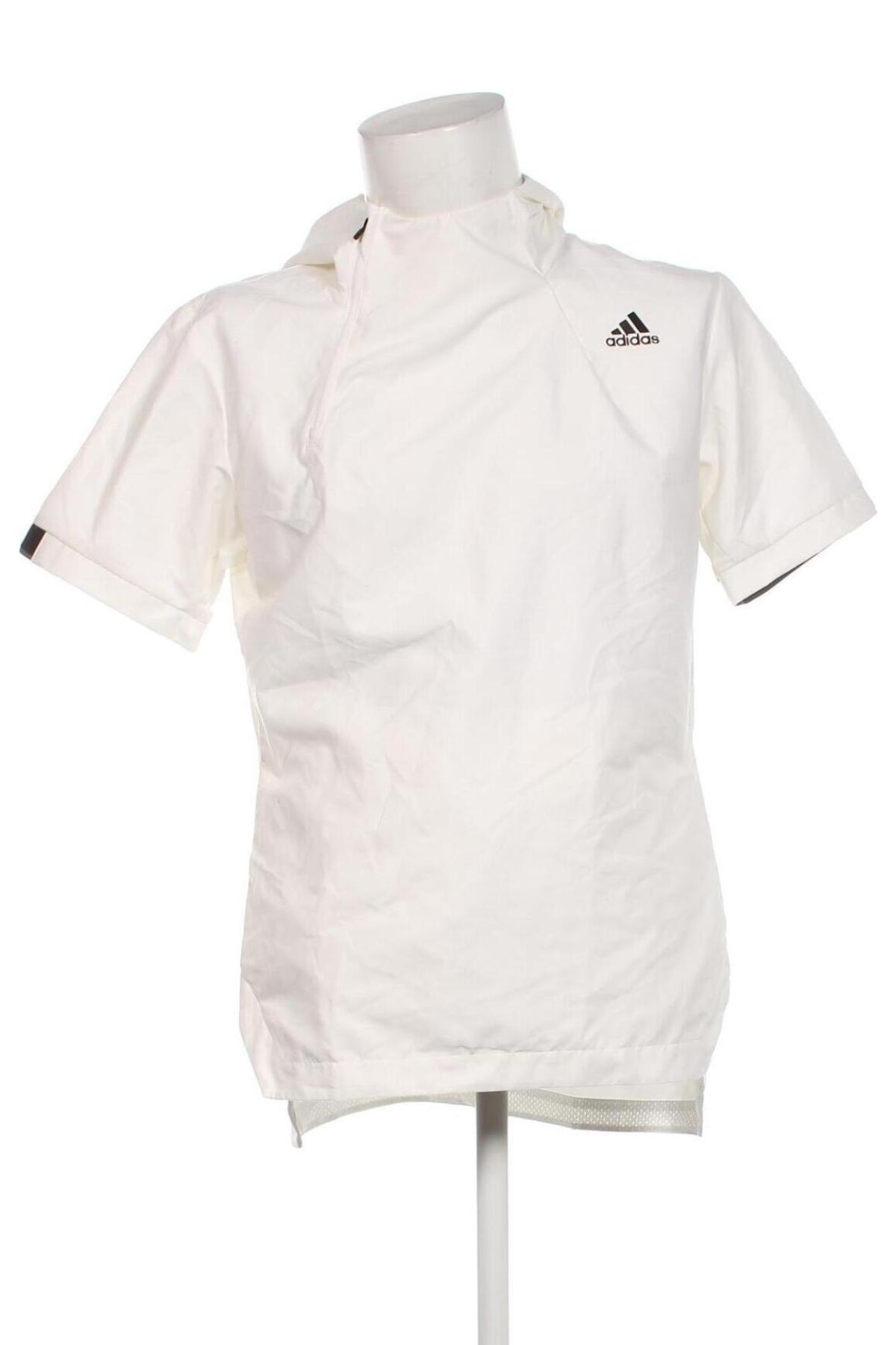 Ανδρική αθλητική ζακέτα Adidas, Μέγεθος M, Χρώμα Λευκό, Τιμή 33,40 €