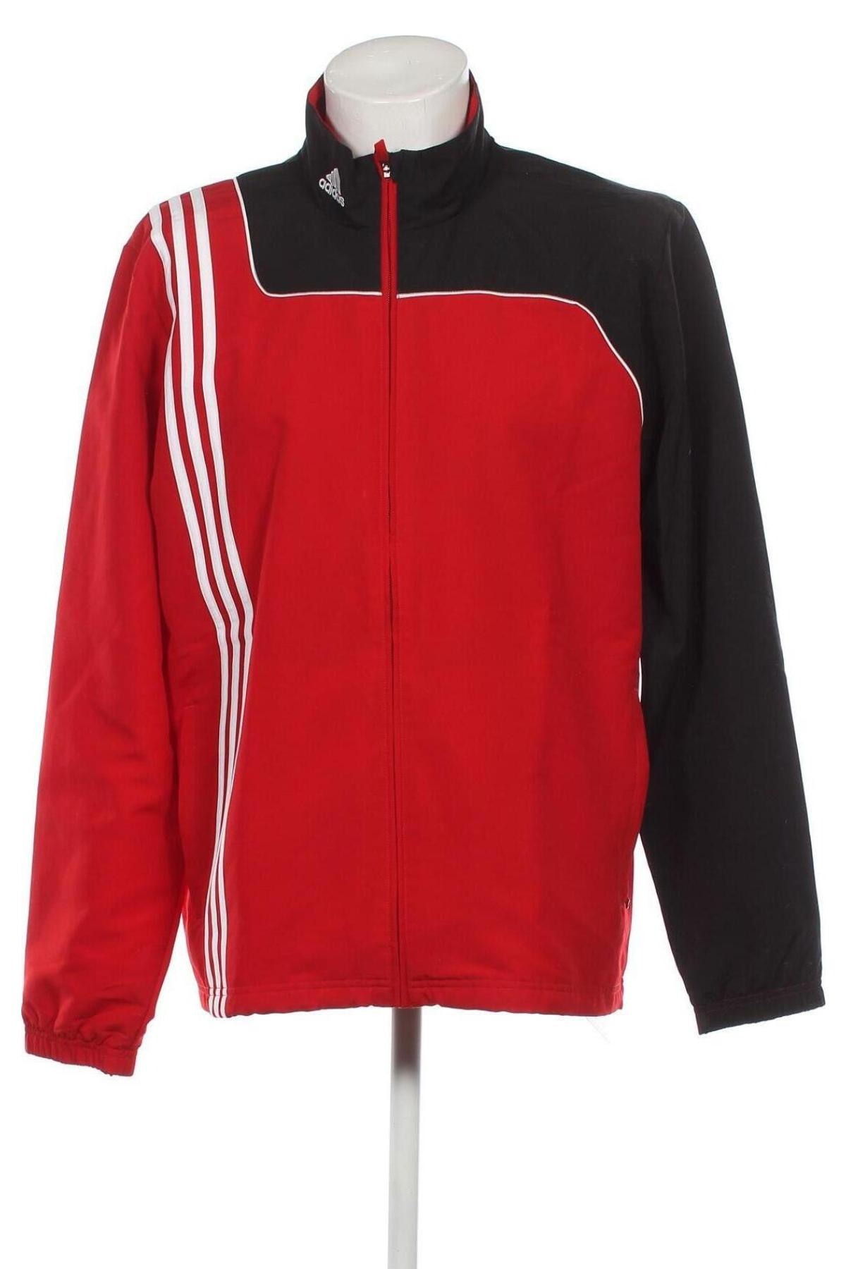 Ανδρική αθλητική ζακέτα Adidas, Μέγεθος S, Χρώμα Κόκκινο, Τιμή 14,70 €
