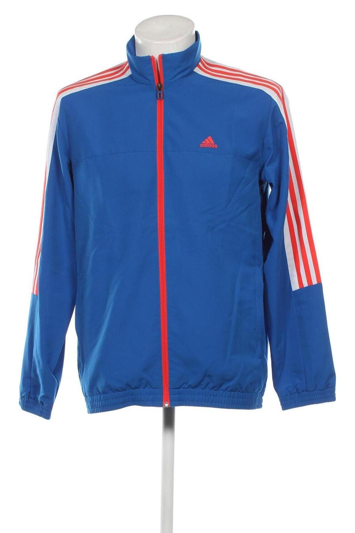 Bluză trening de bărbați Adidas, Mărime M, Culoare Albastru, Preț 177,63 Lei