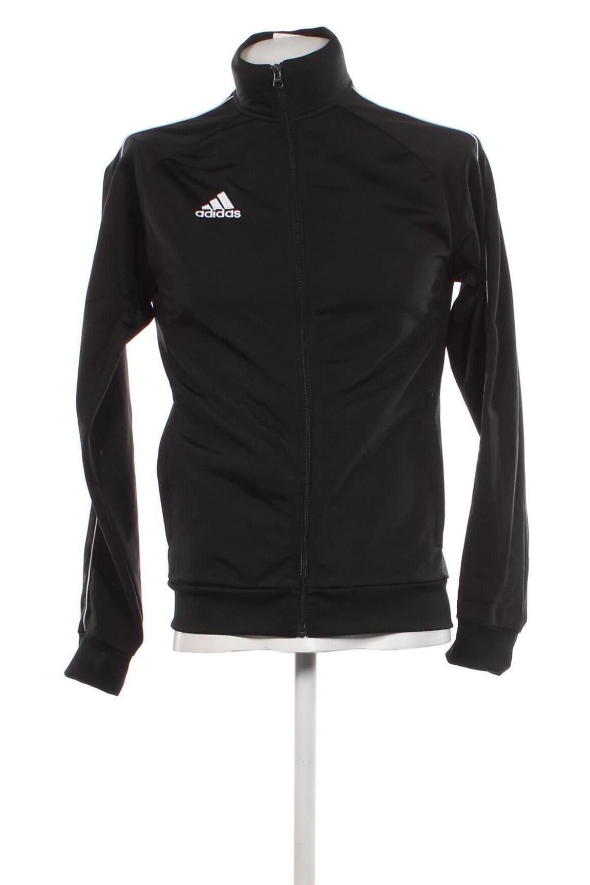 Ανδρική αθλητική ζακέτα Adidas, Μέγεθος S, Χρώμα Μαύρο, Τιμή 33,40 €