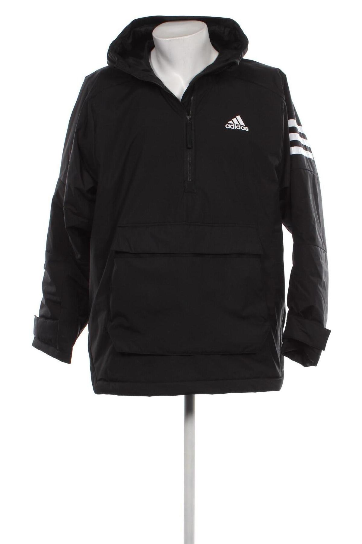 Ανδρικό μπουφάν Adidas, Μέγεθος L, Χρώμα Μαύρο, Τιμή 92,89 €