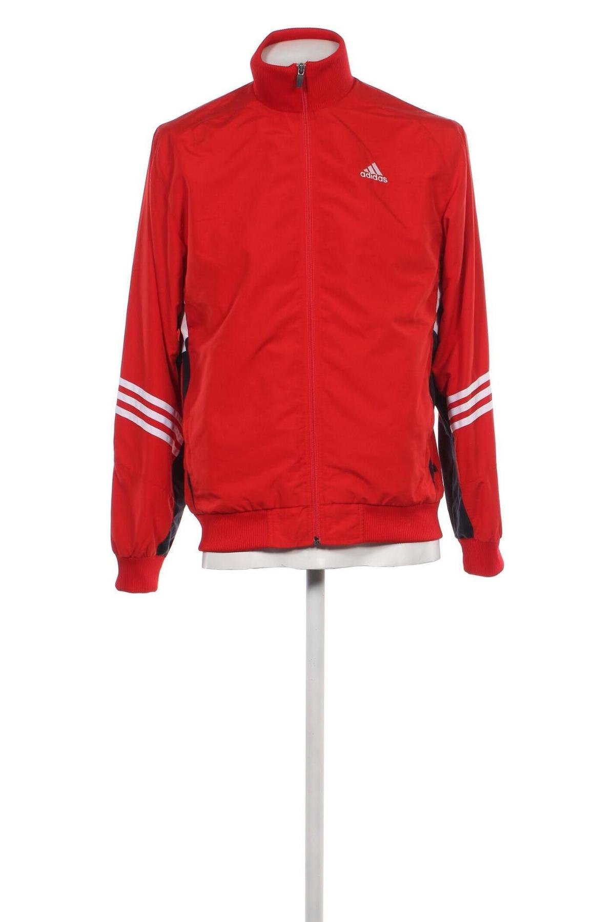 Herrenjacke Adidas, Größe S, Farbe Rot, Preis € 6,21