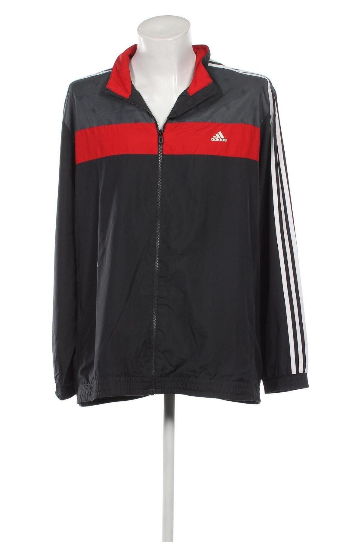 Herrenjacke Adidas, Größe XXL, Farbe Grau, Preis 29,34 €
