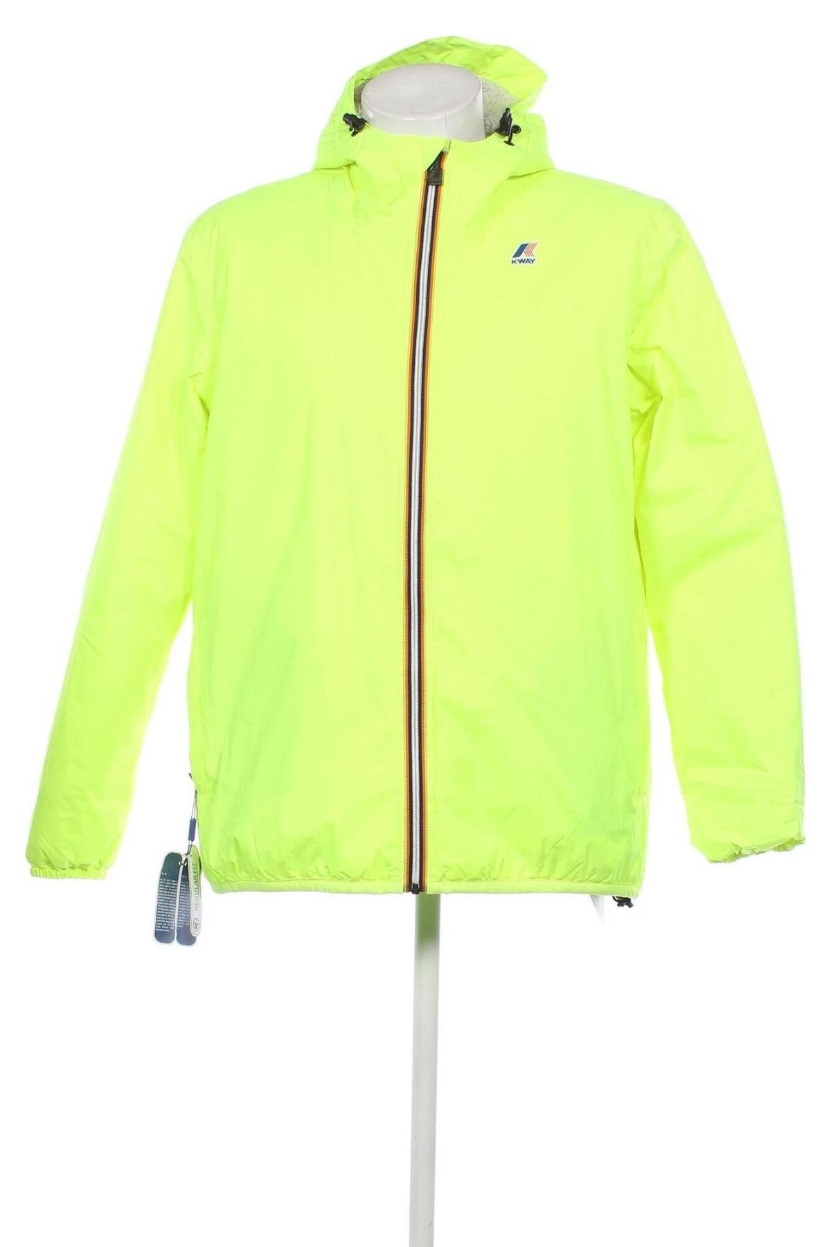 Pánska bunda  K-Way, Veľkosť XL, Farba Žltá, Cena  55,12 €