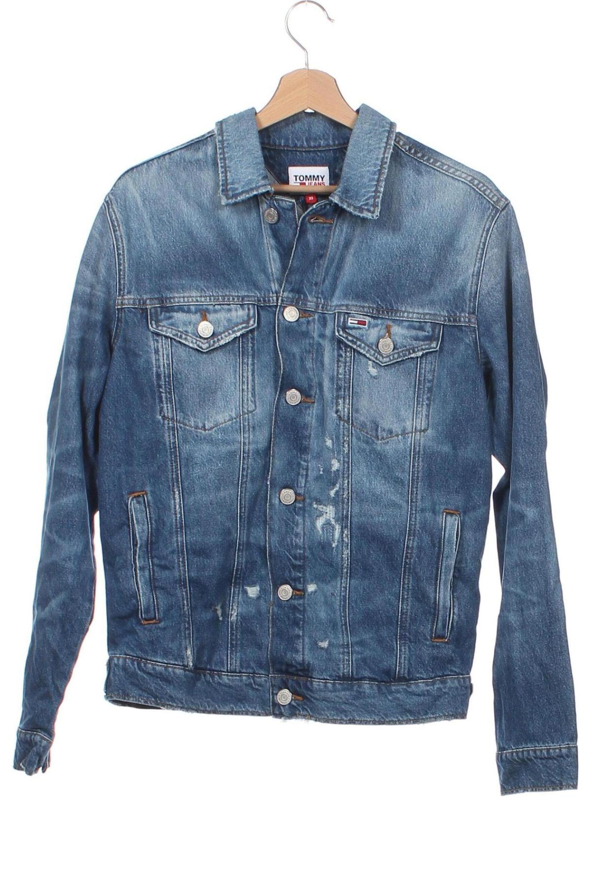 Herrenjacke Tommy Jeans, Größe XS, Farbe Blau, Preis 112,37 €
